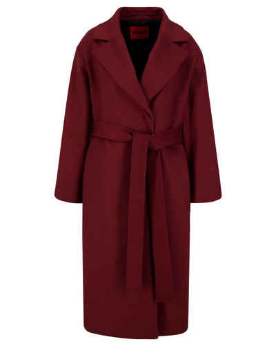 HUGO Wollmantel Damen Mantel MABELLINA mit Wolle