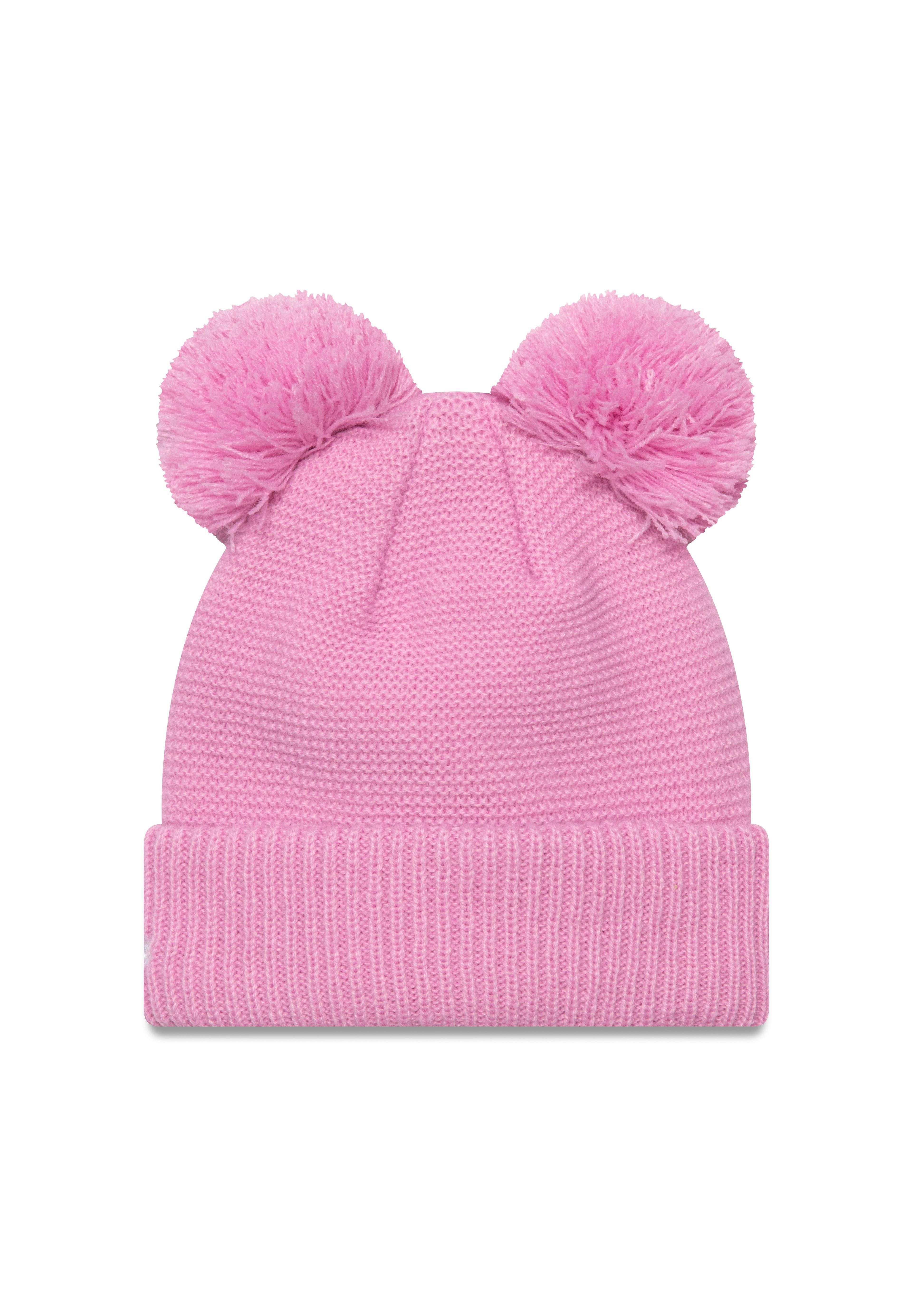 New Era Bommelmütze New York Yankees MLB Double Pom Cuff Knit Rosa Bommelmütze für Kinder (1-St)