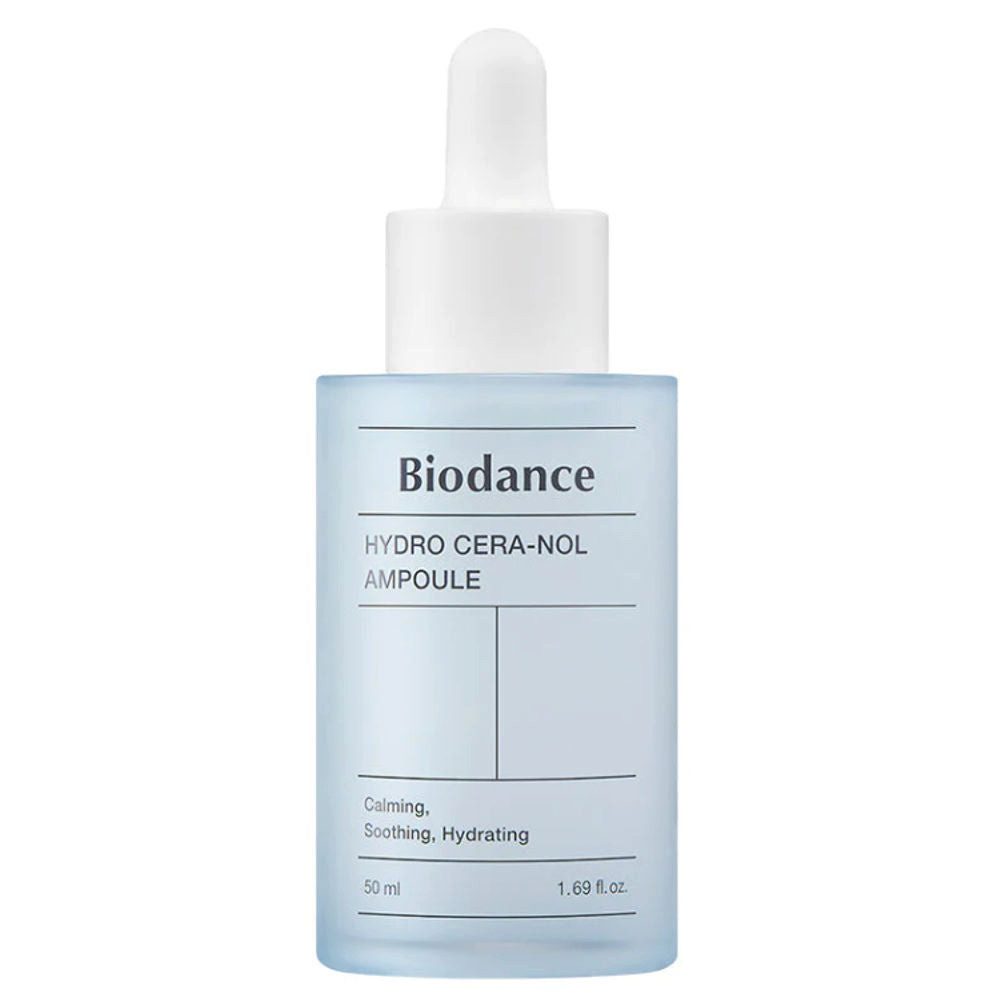 Biodance Gesichtsserum Biodance, Hydro Cera-nol Ampoule - 50 ml, Intensiv hydratisierendes, beruhigendes Serum mit Cera-nol-Komplex