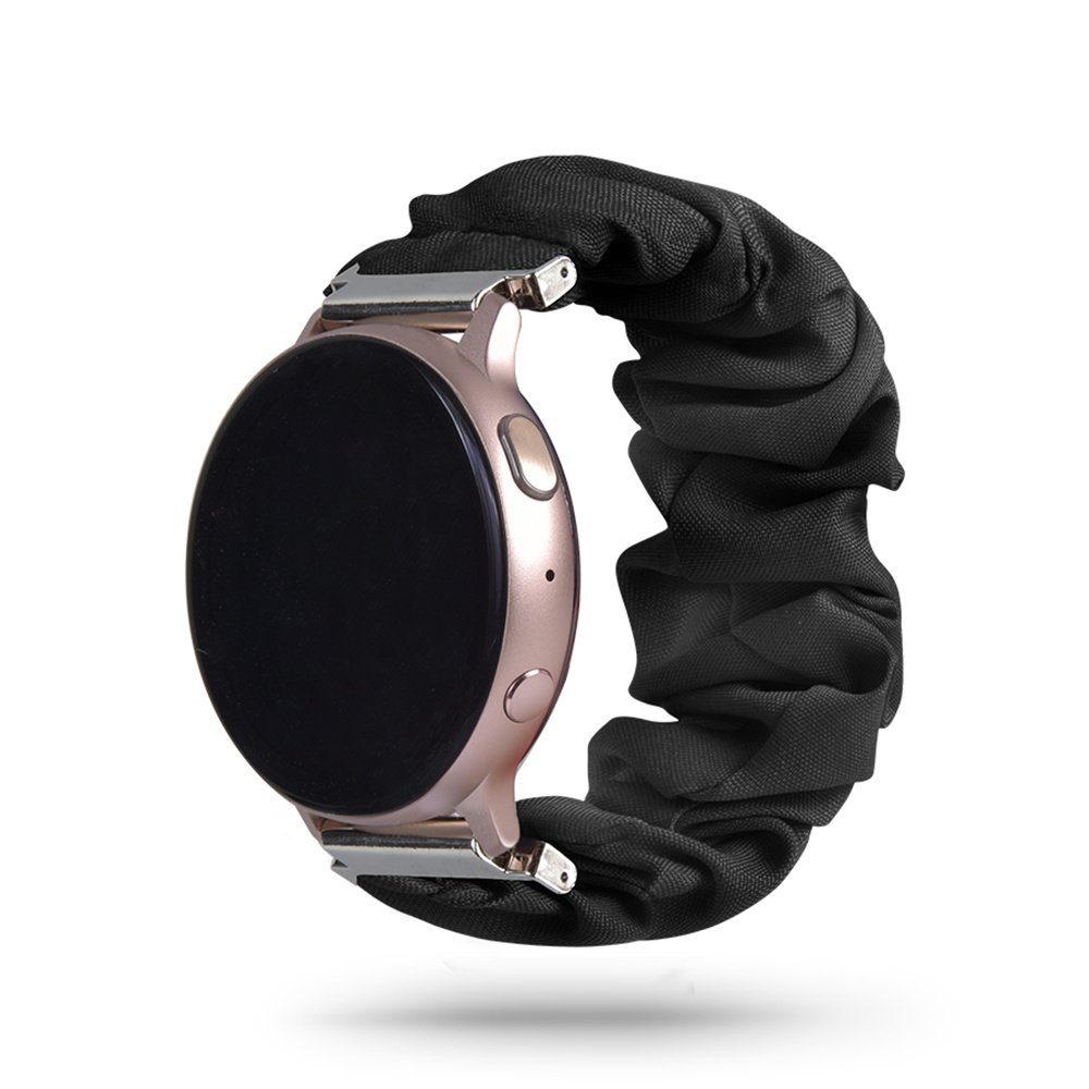 ELEKIN Smartwatch-Armband Weiches Tuch bedruckte Gewebe Uhrenarmband für Samsung watch4 20mm Uhr A(22cm)