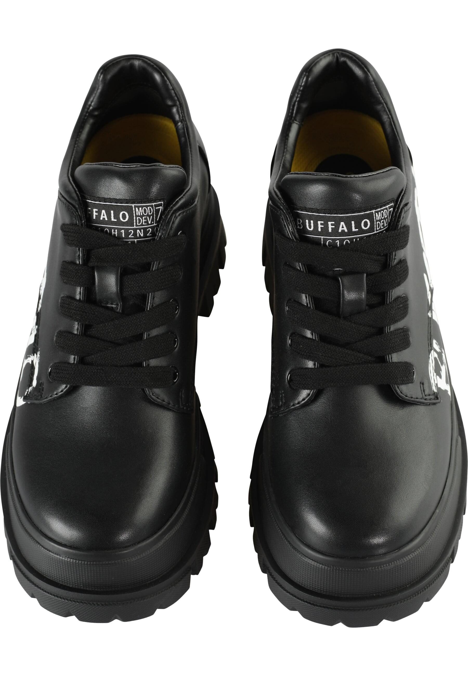 Buffalo Damen Buffalo Aspha Cls Graffiti Vegan Nappa Sneaker