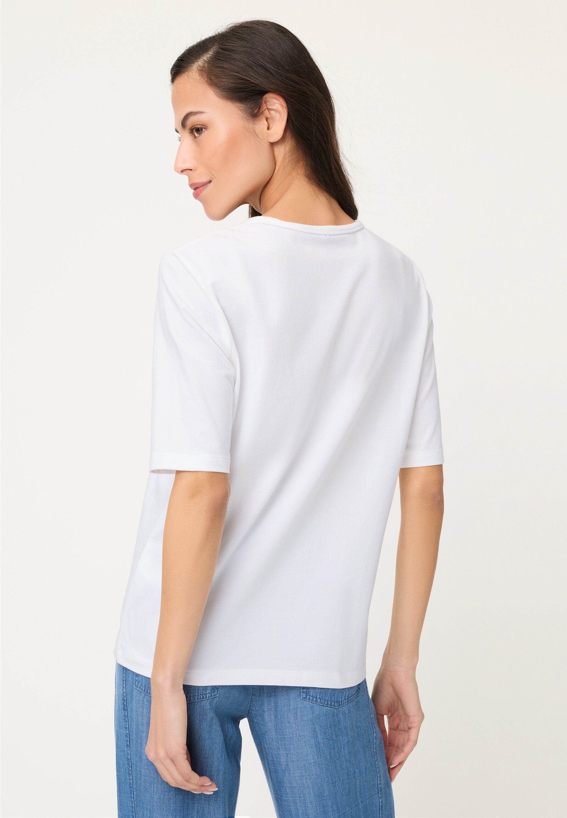 Olsen T-Shirt Shirt mit Placement-Print