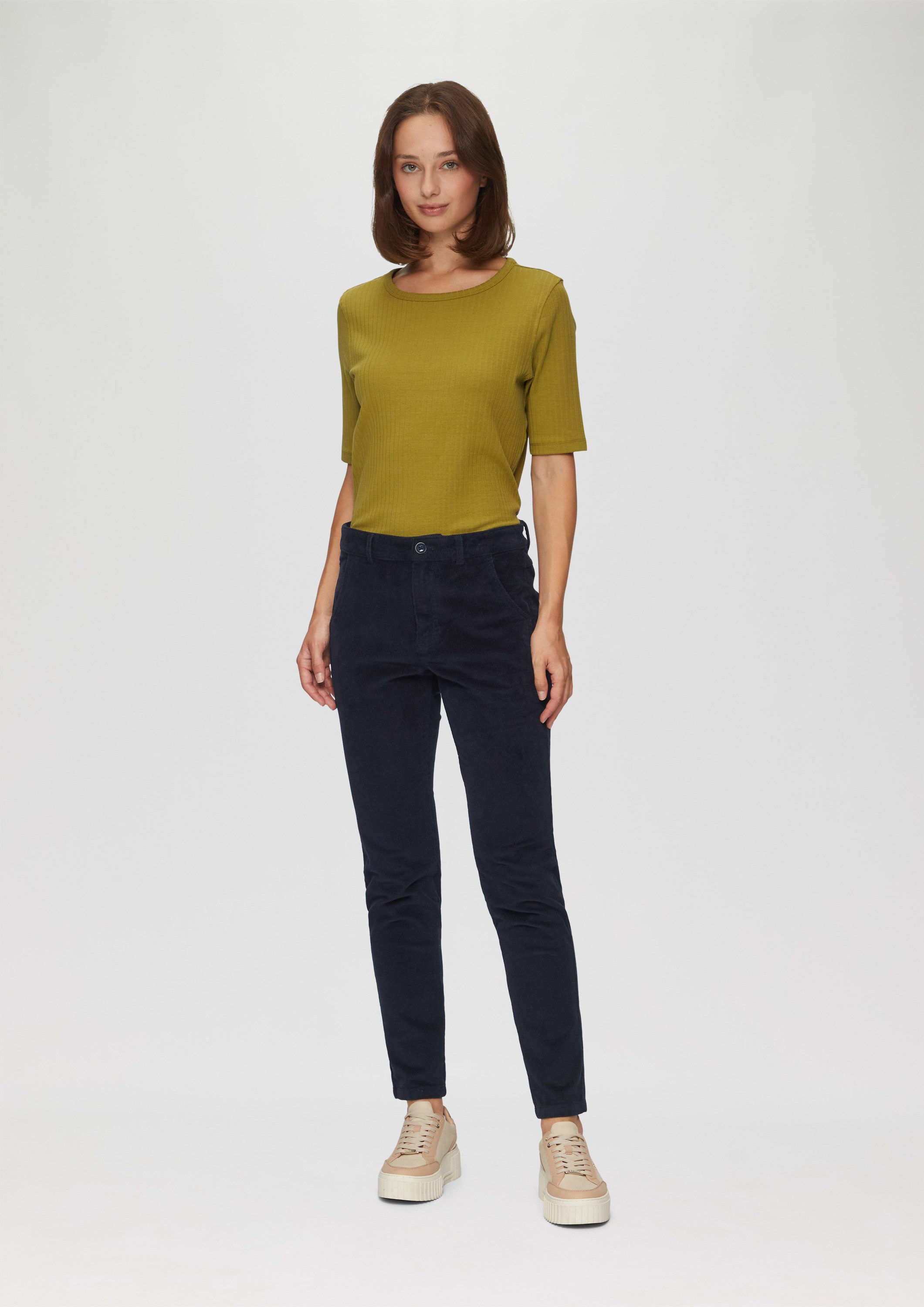 s.Oliver Chinos Hose BETSY Schmal geschnittene Cordhose