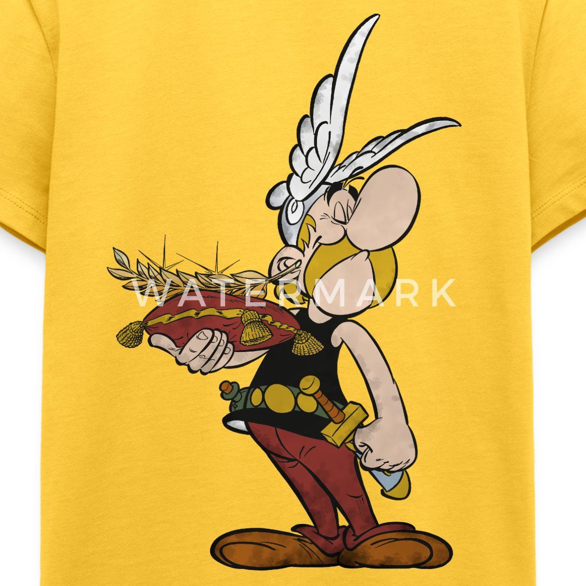 Spreadshirt T-Shirt Asterix & Obelix Mit Trophäe Teenager Premium T-Shirt (1-tlg)