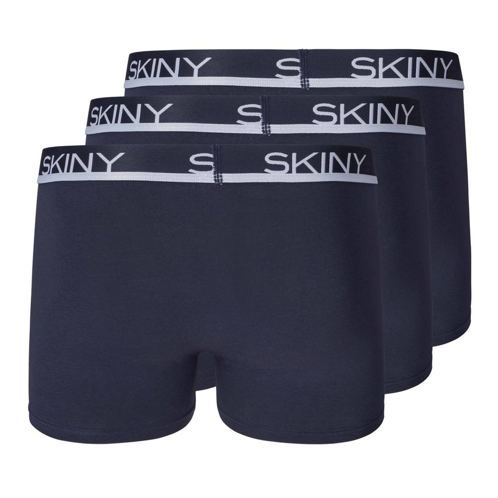 Pack 3er Shorts Skiny - Marine Boxer Herren Trunks, Boxer Pants