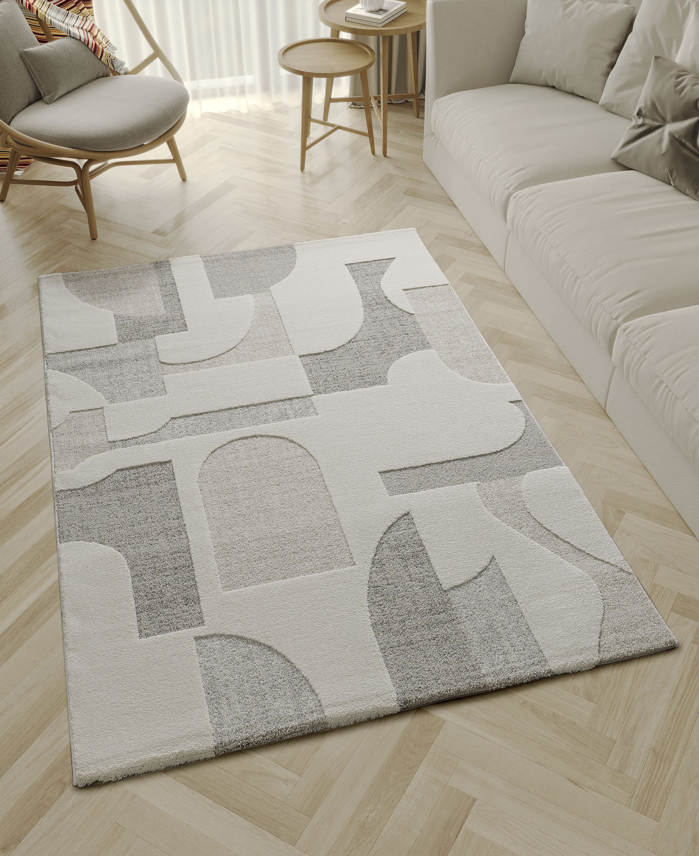 the carpet Teppich Everest, rechteckig, Höhe: 14 mm, moderner Wohnzimmer Teppich hohe Flordichte