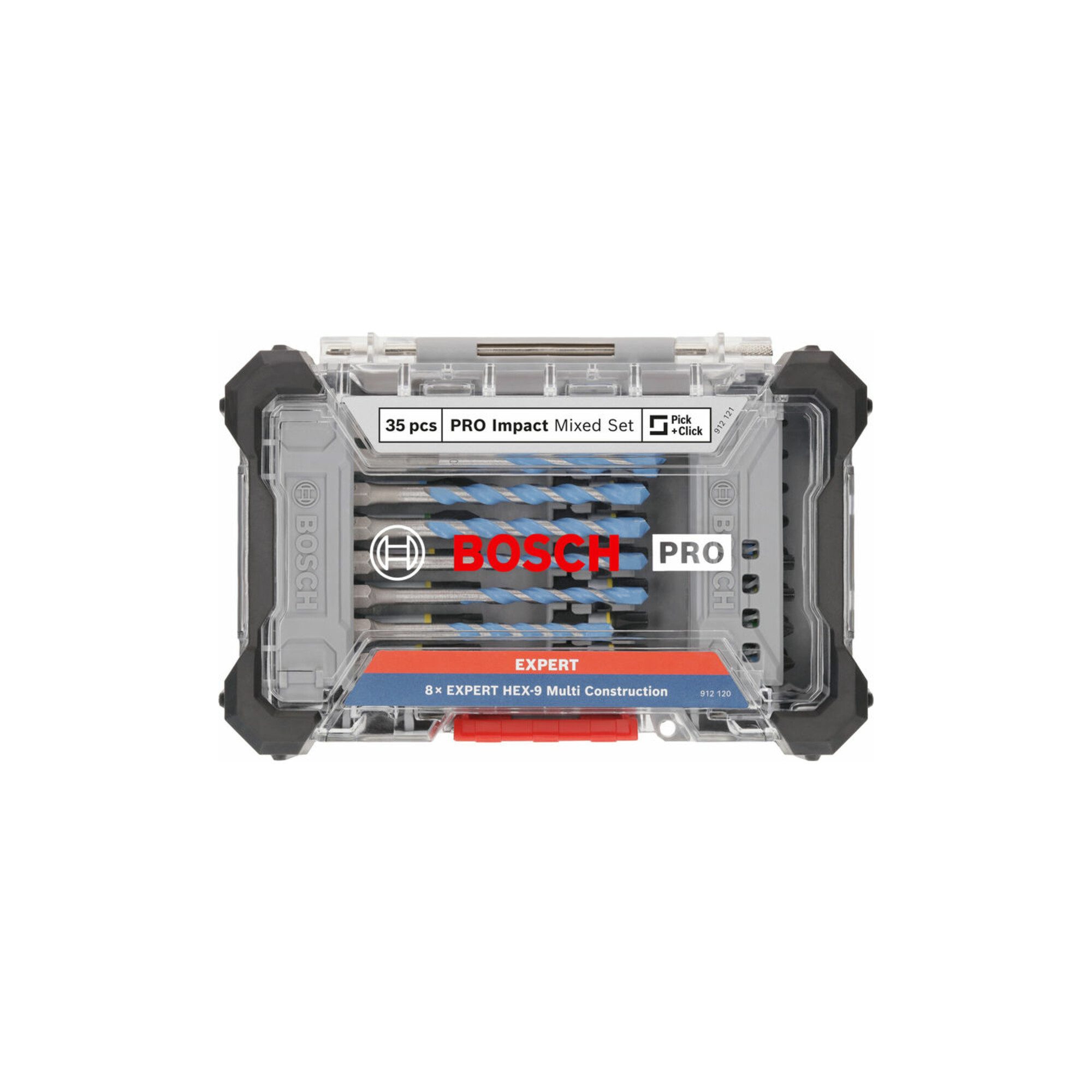 Bosch Professional Fliesenbohrer Bosch PRO Impact Gemischtes Set, Display, 6 x 35-tlg