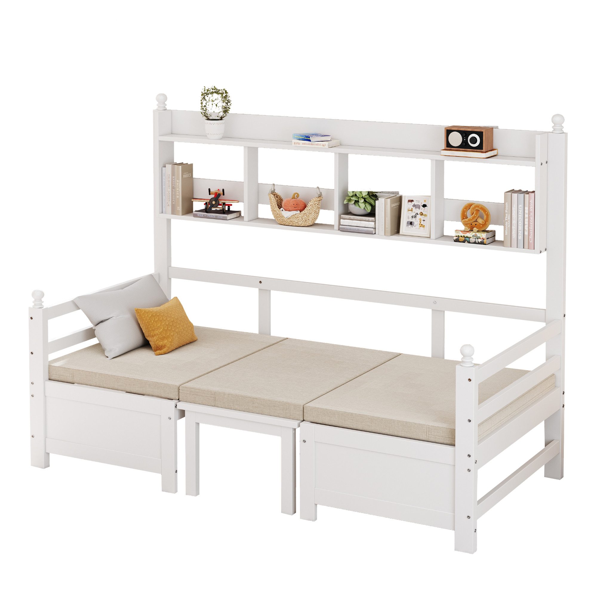 REDOM Kinderbett Einzelbett Schlafsofa Holzbett (Mit günstig online kaufen