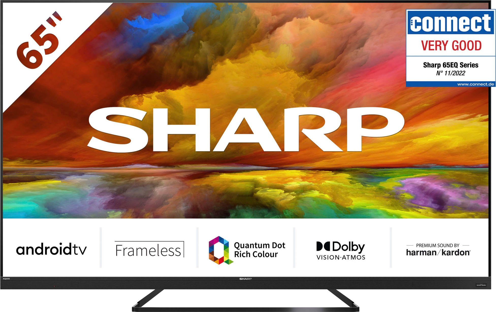 Smart-TV) Sharp 4T-C65EQx TV, (164 cm/65 Ultra Android HD, LED-Fernseher Zoll, 4K