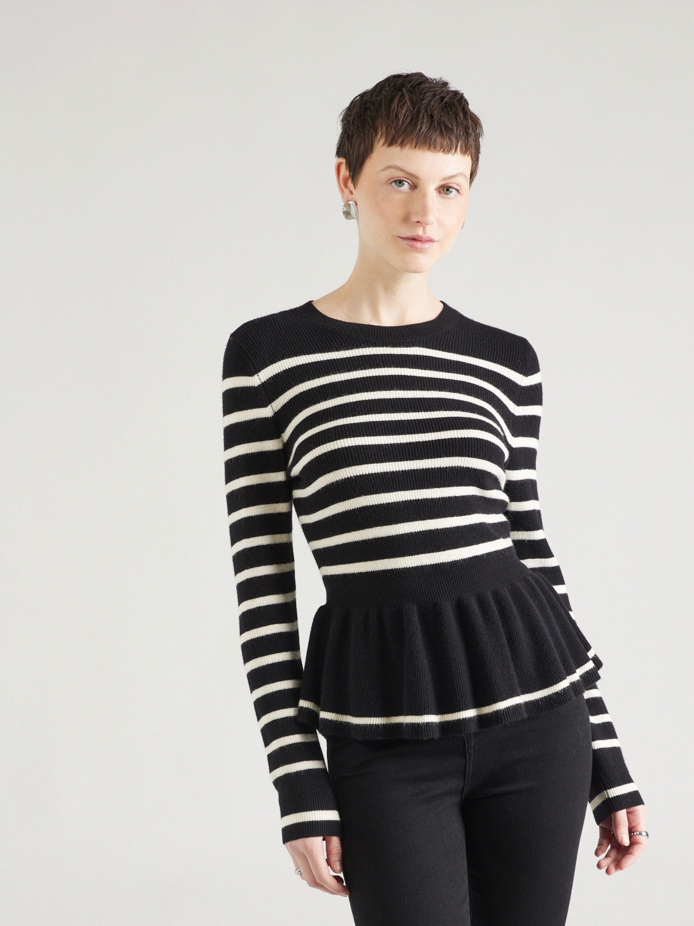 ONLY Strickpullover IBI (1-tlg) Schößchen