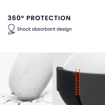 kwmobile Kopfhörer-Schutzhülle Hülle für 1More E1026BT-I, Silikon Schutzhülle Etui Case Cover für In-Ear Headphones
