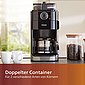 Philips Kaffeemaschine mit Mahlwerk Grind & Brew HD7769/00, doppeltes Bohnenfach, edelstahl/schwarz, Bild 10