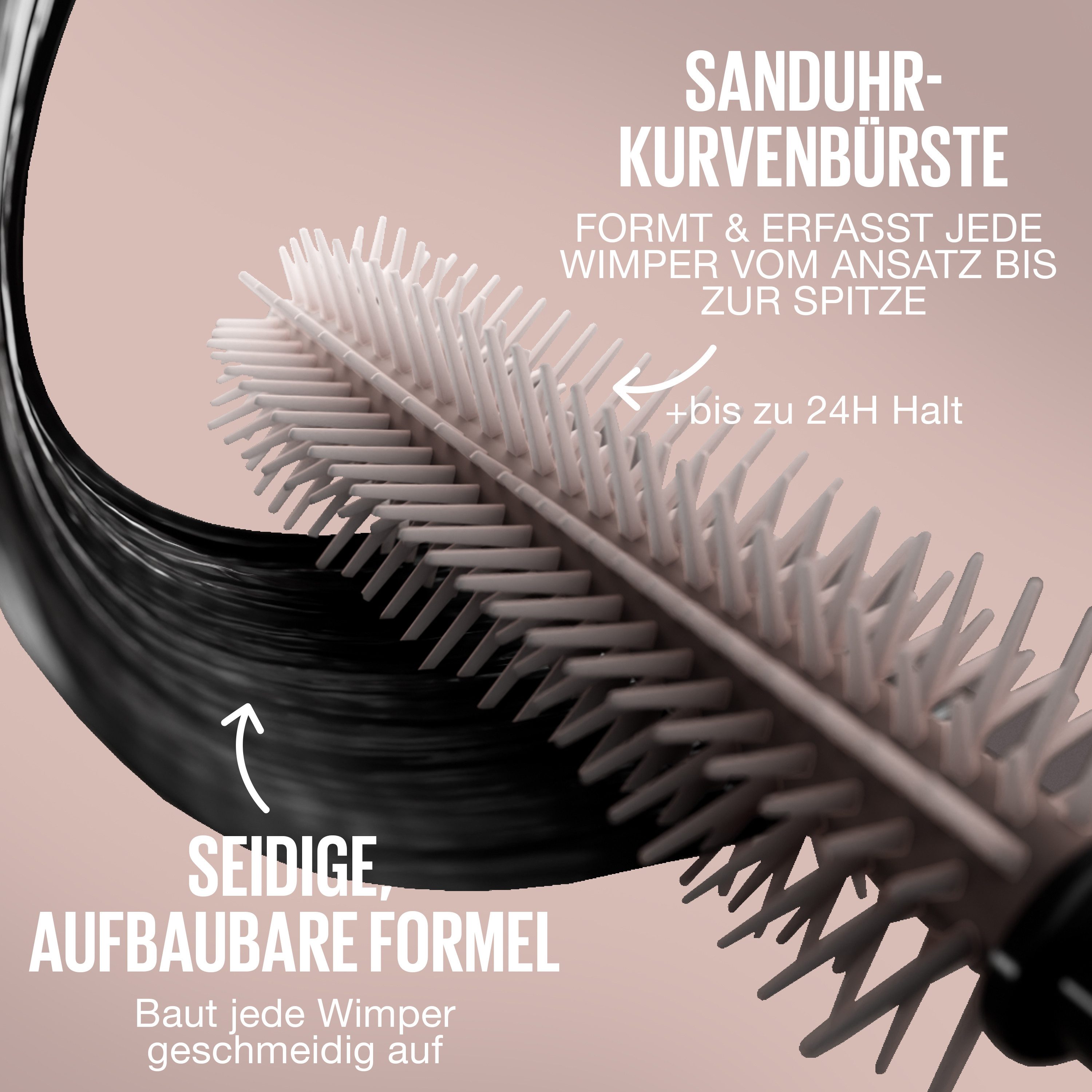 MAYBELLINE NEW YORK Mascara LASH SENSATIONAL BODY MASCARA, voluminöse, perfekt geformte und geliftete Wimpern – Bild 5 von 5