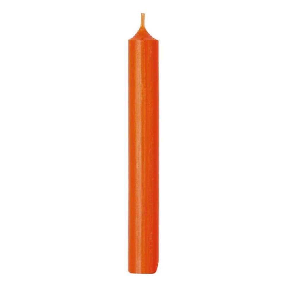 Hahn Kerzenfarm Formkerze Stearin Stabkerze - orange 1Stk. günstig online kaufen