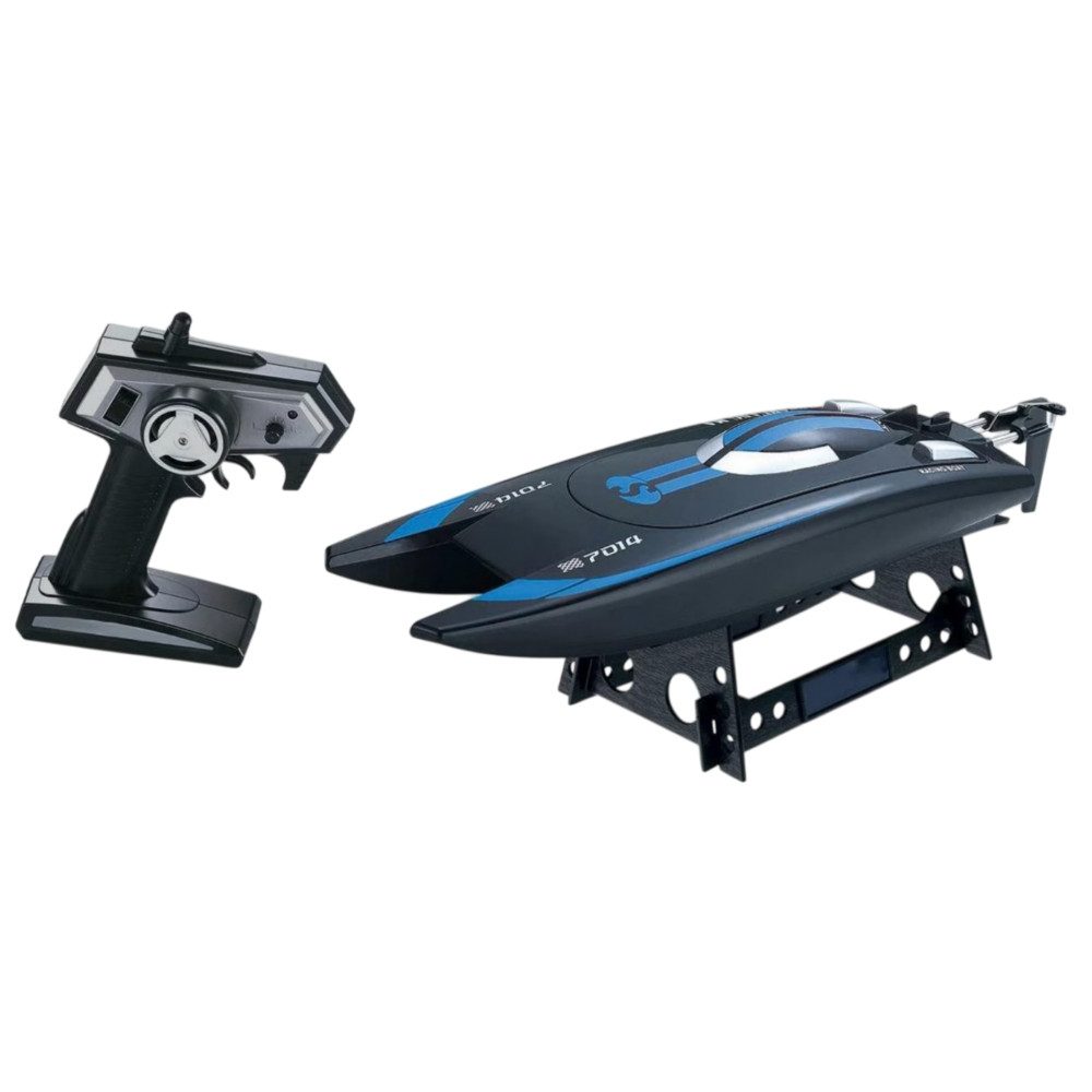 Amewi Modellbausatz 26072 - Rennkatamaran 7014 Motorboot - blau