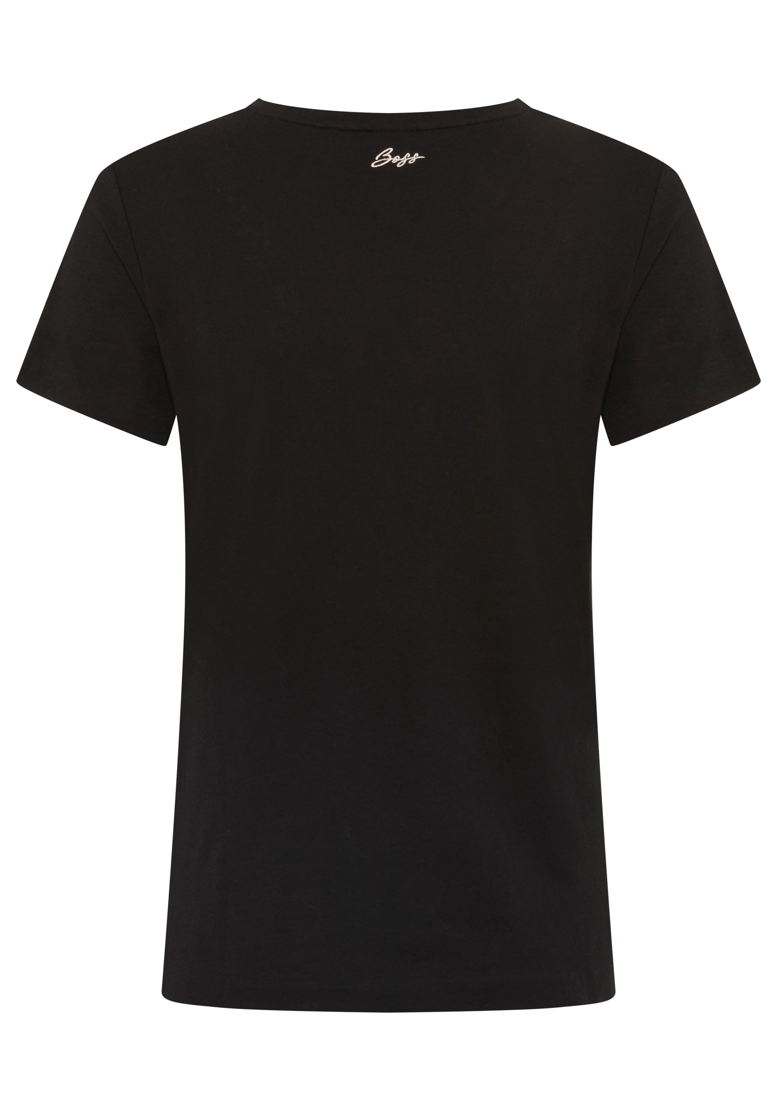 BOSS ORANGE T-Shirt Elove Premium Damenmode im Slim Fit, bestickt