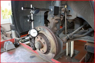 KS Tools Gabel- und Ringschlüssel Bremsscheibenmesswerkzeugsatz, 3-tlg (150.2230)