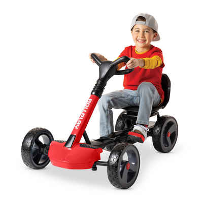 Rollplay Tretfahrzeug Rollplay FLEX Kart XL Pedal Ride-On für Kinder ab 4 Jahren, Belastbar