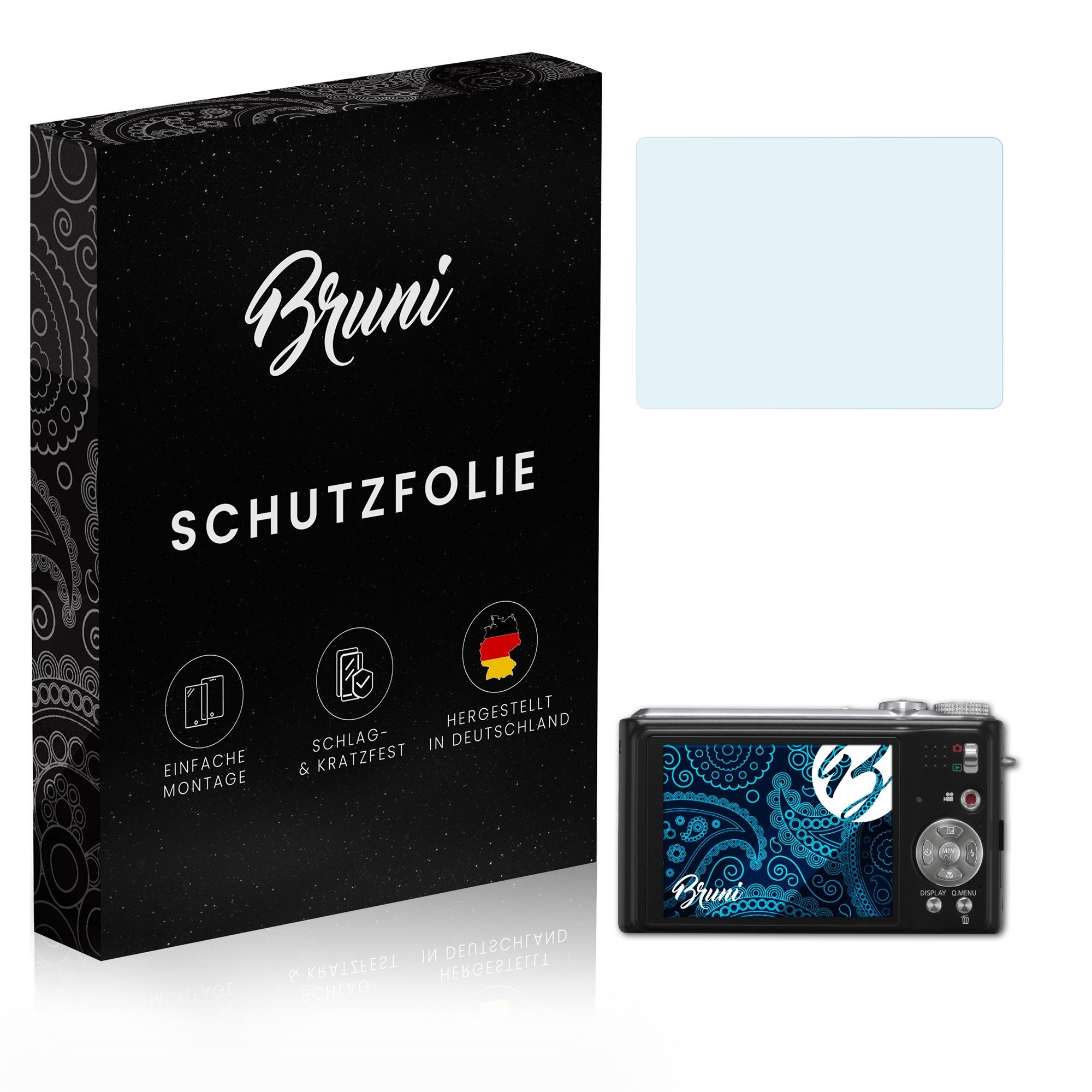 Schutzfolie Glasklare Displayschutzfolie für Lumix DMC-TZ7