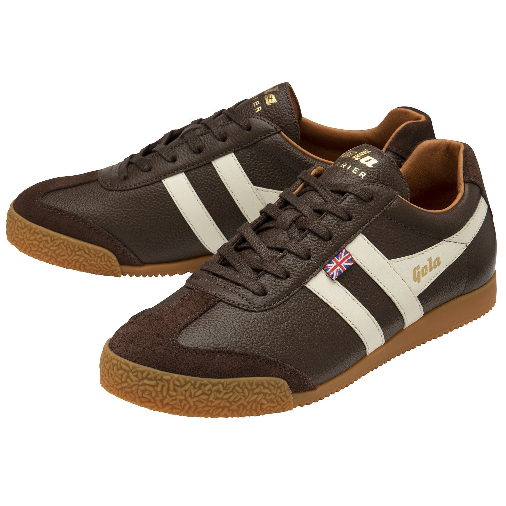 Harrier Elite - Made in England - braun/weiss Herren Sneaker