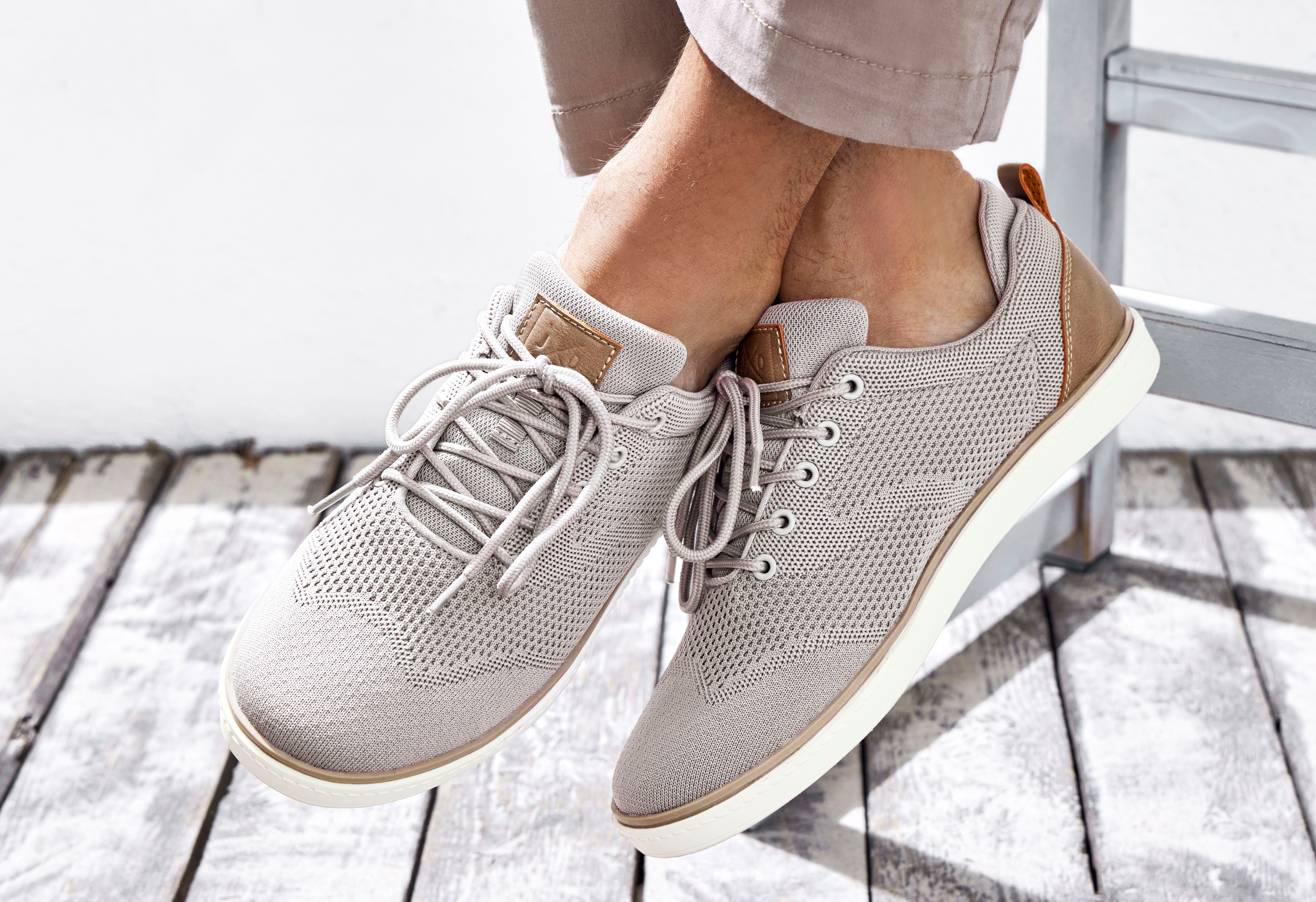 John Devin Schnürschuh Sneaker Mesh-Optik, Freizeitschuh, günstig online kaufen