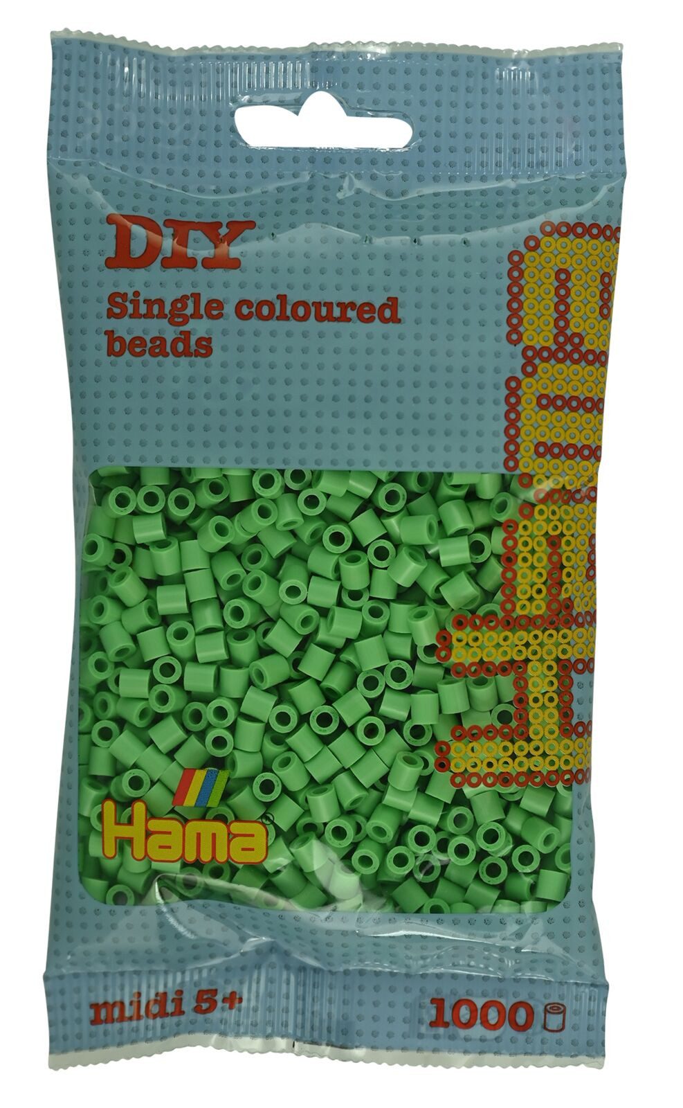 Hama Perlen Bügelperlen Hama Beutel mit 1000 Midi-Bügelperlen