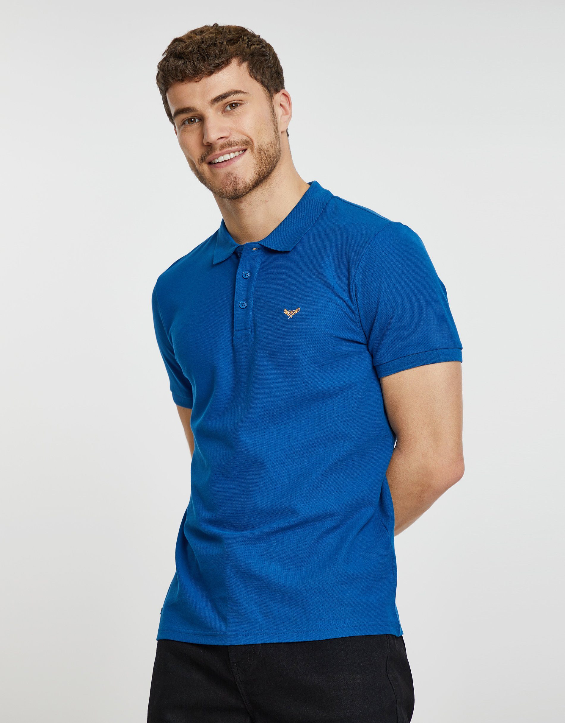 Threadbare Poloshirt THB Polo Regna Blau | Poloshirts