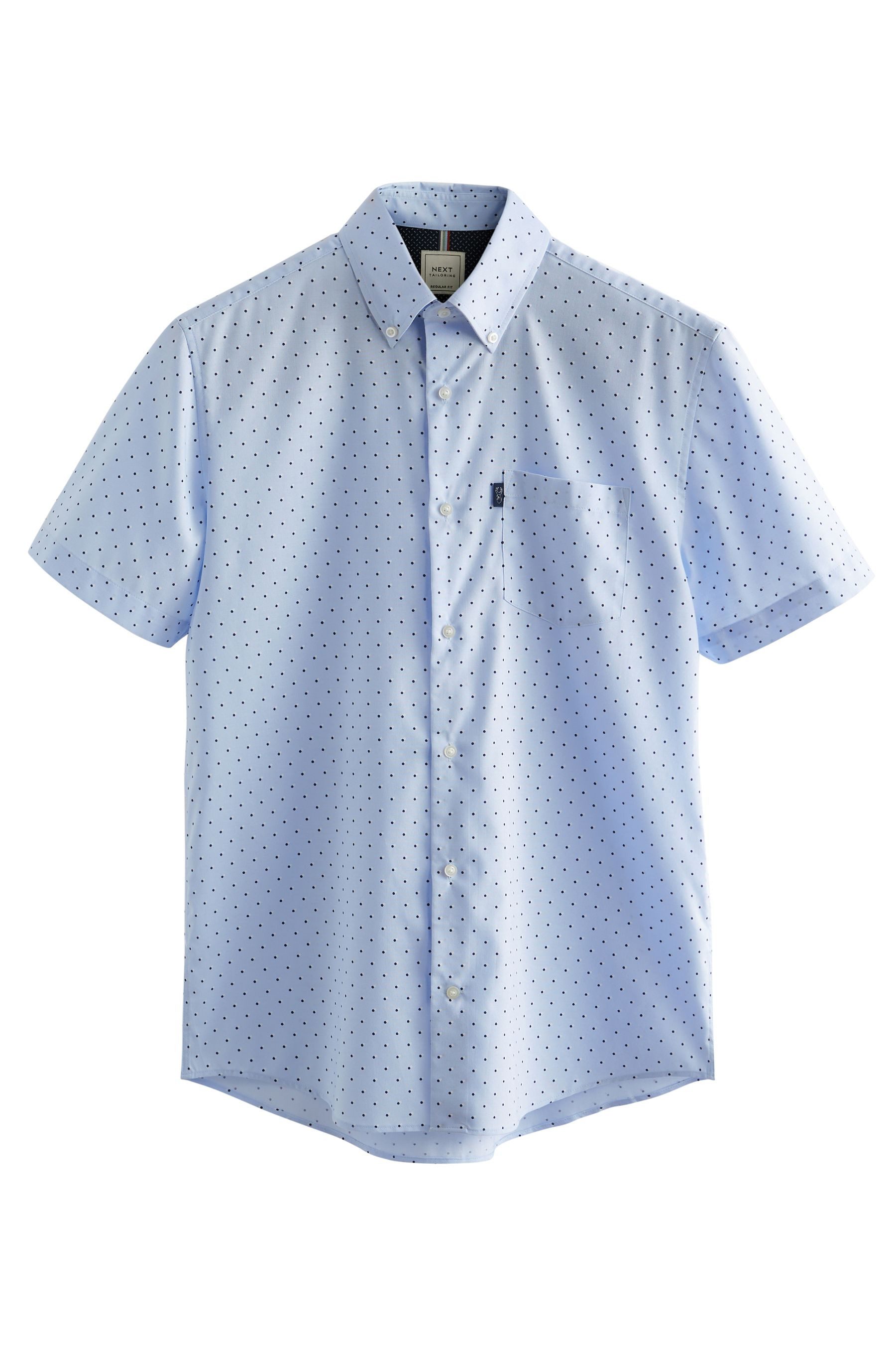 Next Businesshemd Oxford-Kurzarmhemd mit Print (1-tlg) günstig online kaufen