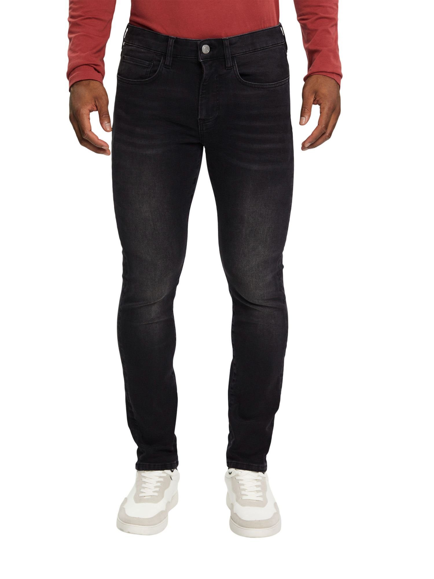 Esprit Slim-fit-Jeans Stretch-Jeans Bundhöhe mittlerer Schmale mit
