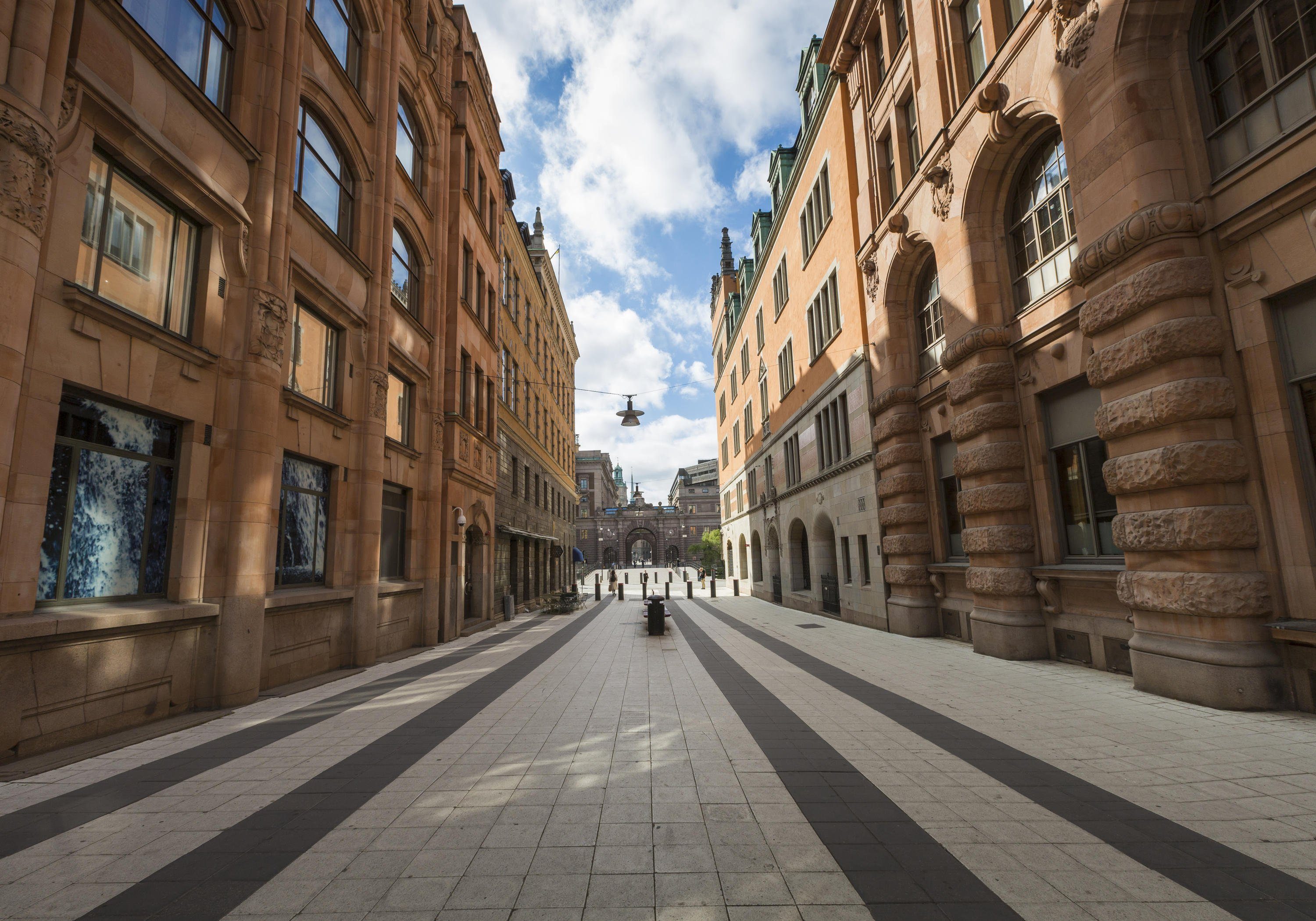 wandmotiv24 Fototapete Altstadt, Stockholm, glatt, Wandtapete, Motivtapete, matt, Vliestapete | Fototapeten