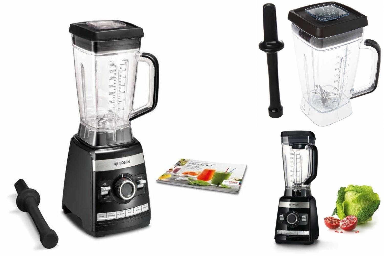 BOSCH Standmixer Standmixer BOSCH MMBH6P6B Schwarz 1600 W 2 L