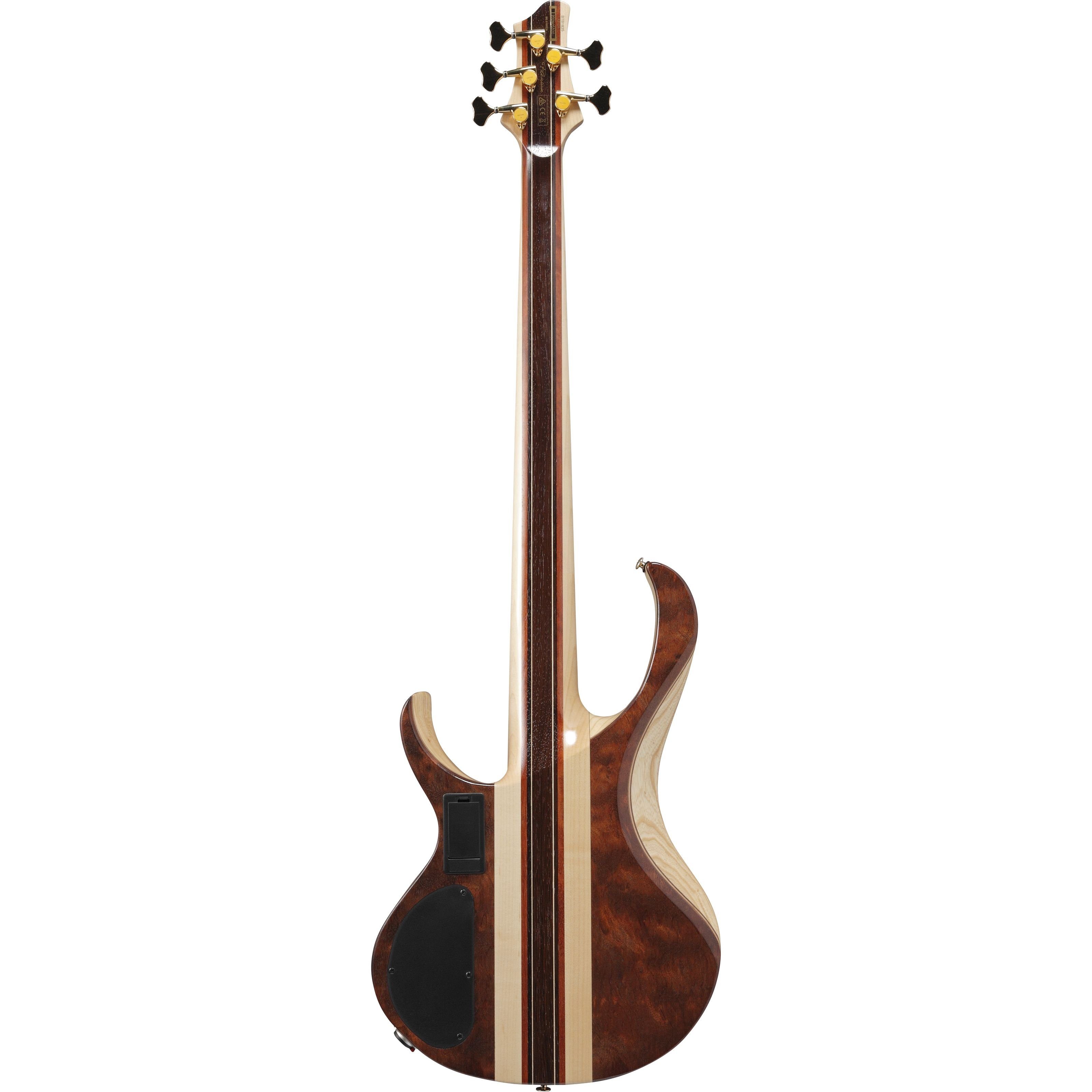 Ibanez E-Bass, E-Bässe, 5-Saiter E-Bässe, Premium BTB1835-NDL Natural Shadow Low Gloss - E-Bass