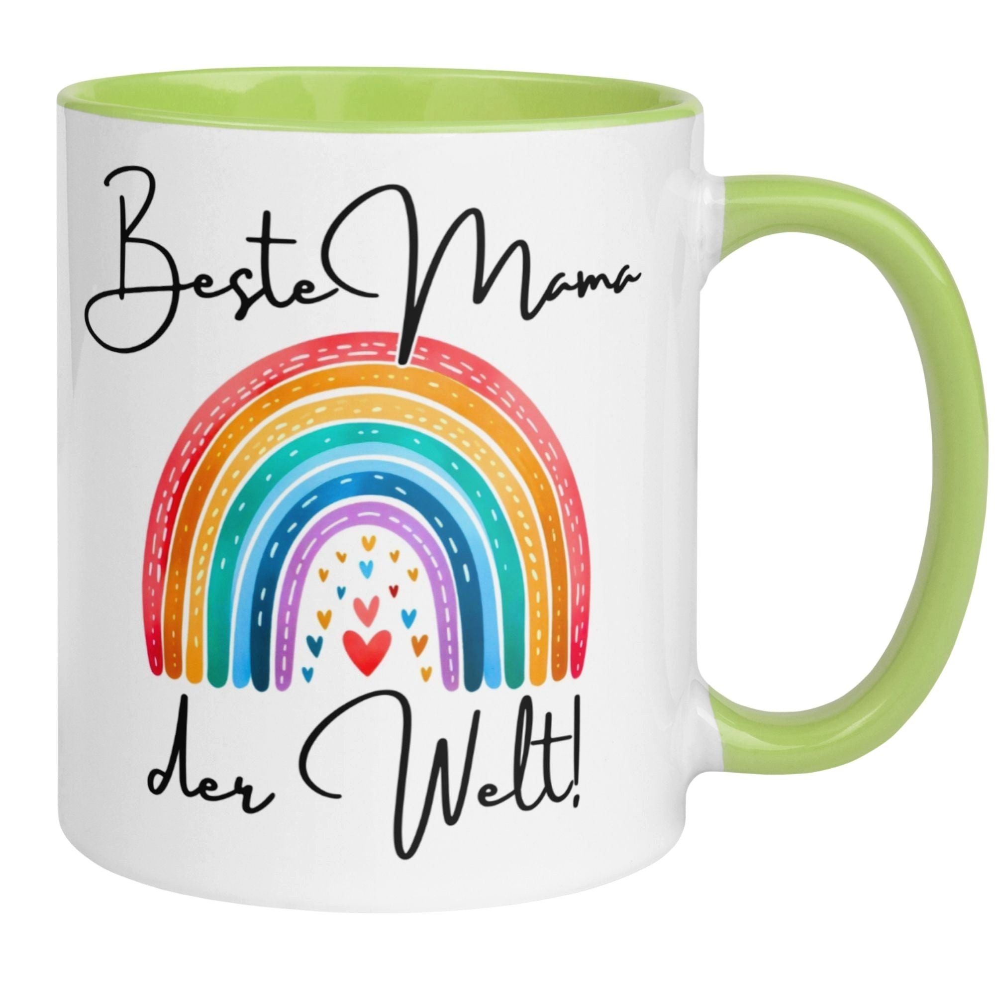 Momentals Tasse Mama – „Beste Mama der Welt“ – Geschenk Becher Geburtstag Muttertag, Beidseitiger Druck · Links- & Rechtshänder · Spülmaschinenfest