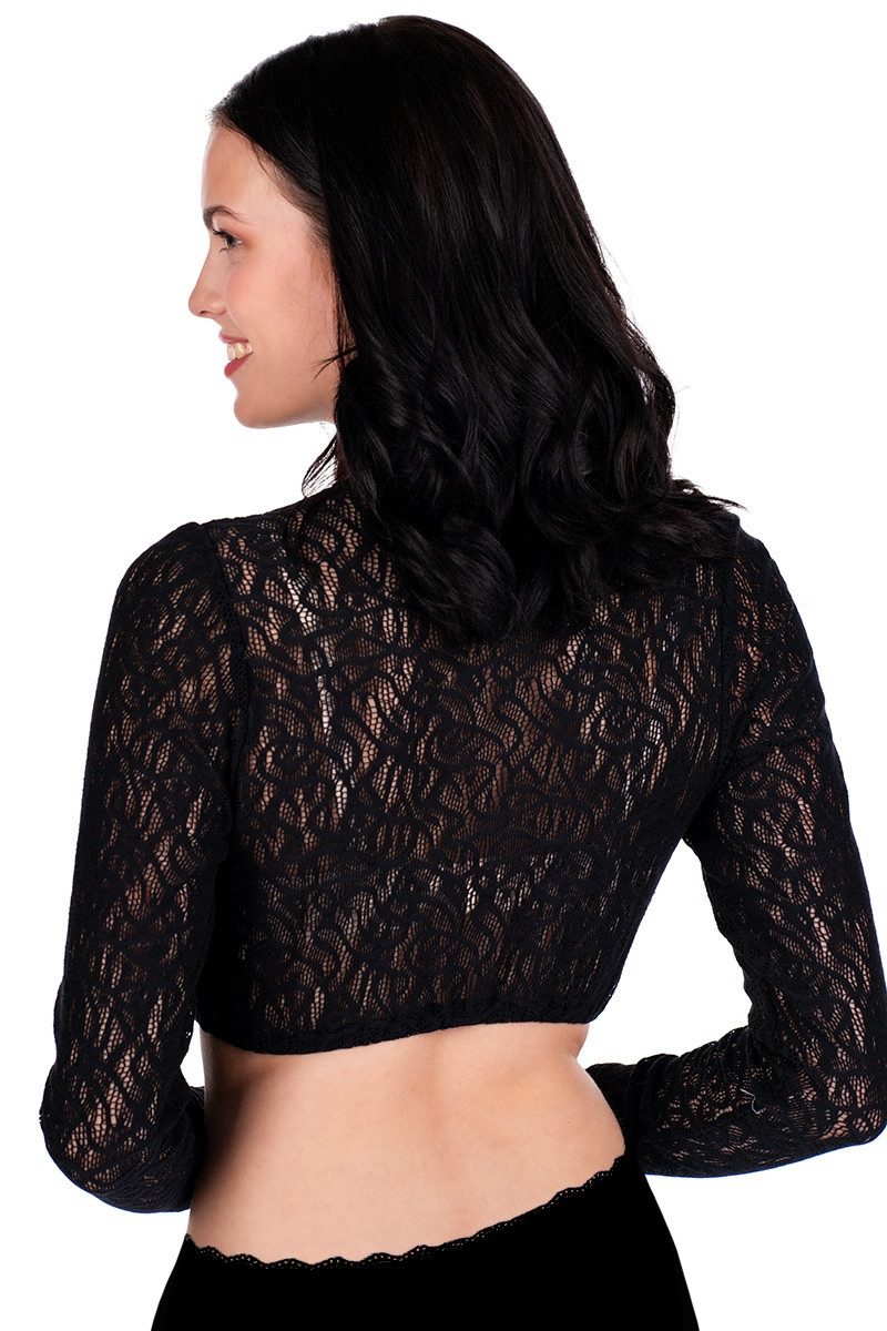 Hammerschmid Dirndlbluse Dirndlbluse - ALINA LA - schwarz günstig online kaufen