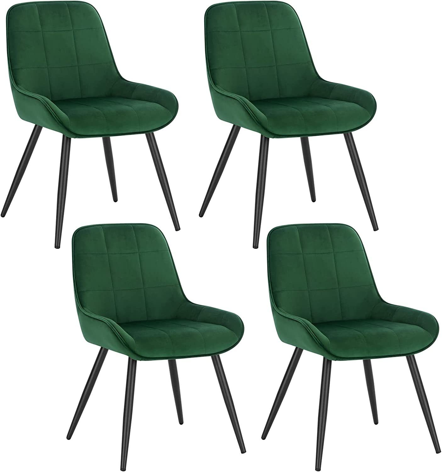 Woltu Esszimmerstuhl (4 St), Polsterstuhl Samt günstig online kaufen