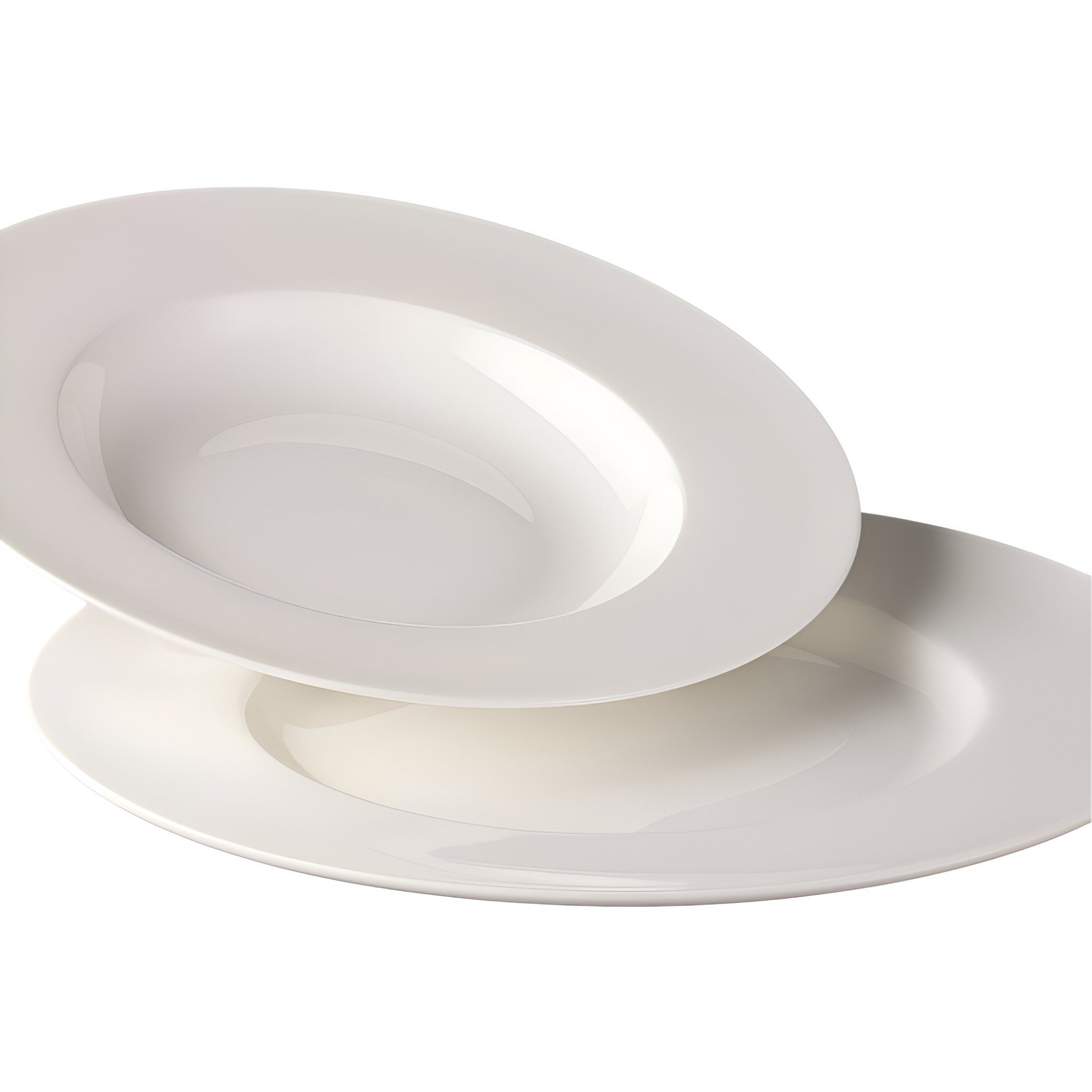 Rosenthal Столовый сервиз Tafelset 12-tlg. - JADE WEISS, 6 Personen, BONE CHINA, Lebensmittelkontaktsicher + Mikrowellengeeignet + Spülmaschinenfest