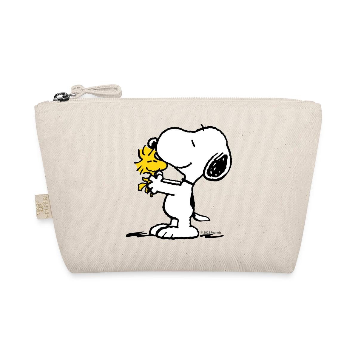 Spreadshirt Kosmetiktasche Peanuts Snoopy Und Woodstock Beste Freunde Täschchen (1-tlg)