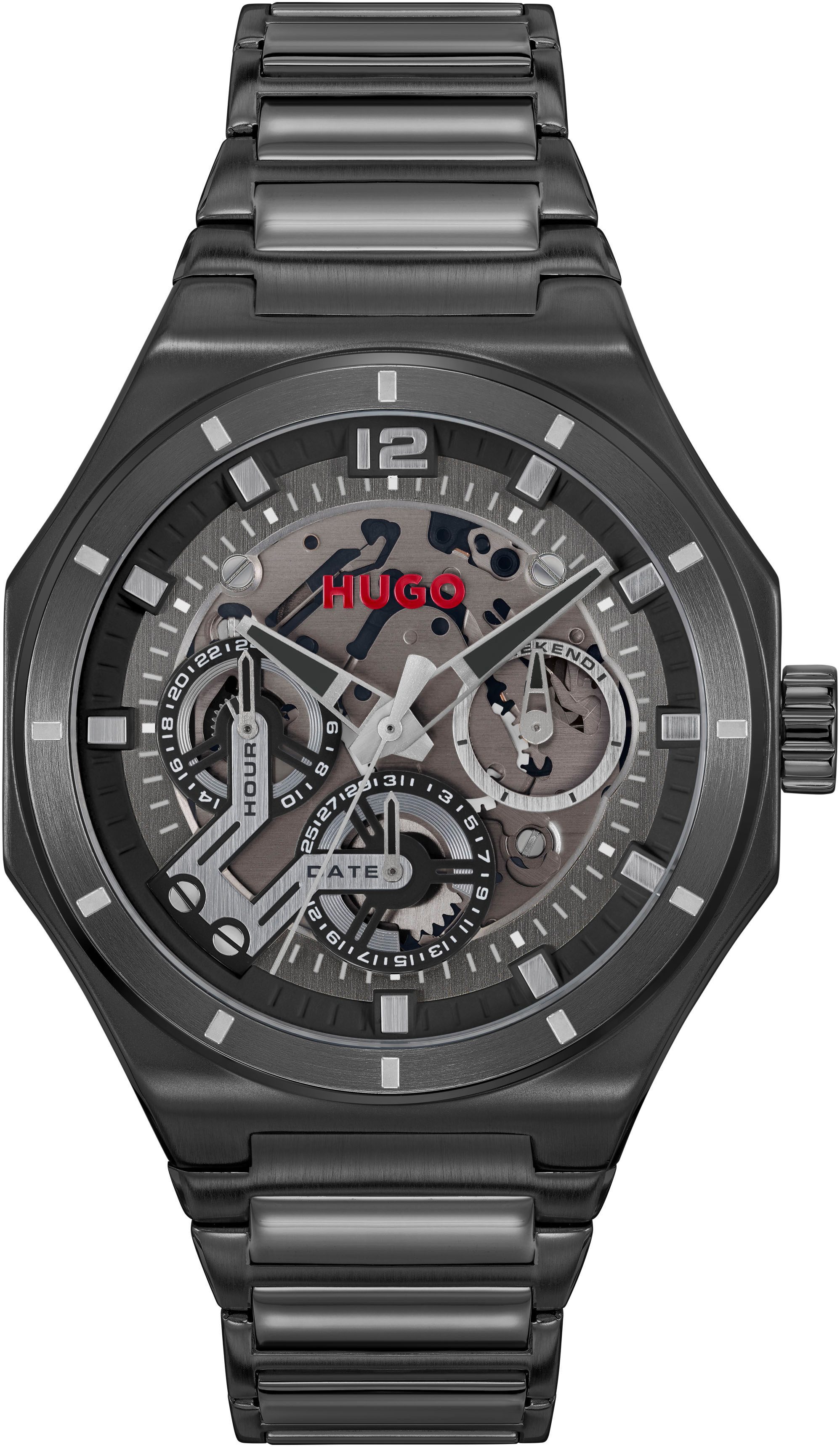 HUGO Multifunktionsuhr #GRAIL SKELETON 1530379, Armbanduhr, günstig online kaufen