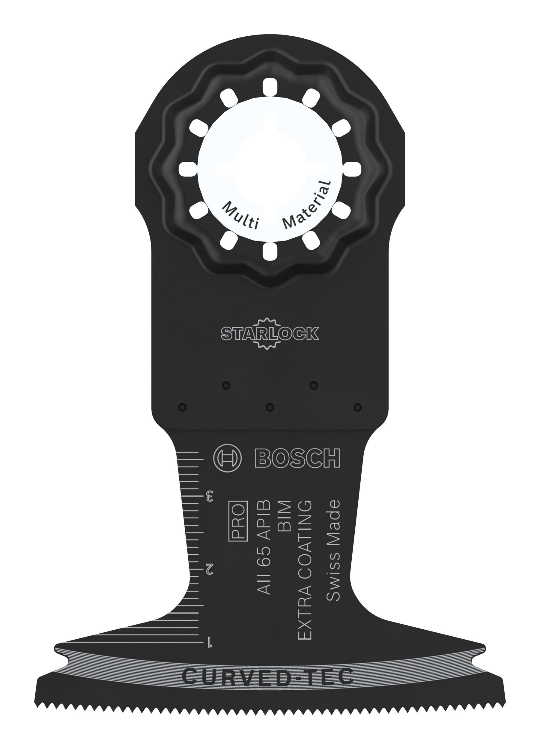 BOSCH Tauchsägeblatt Pro All (5 Stück), AII 65 APIB Blatt für Multifunktionswerkzeuge, 65 x 40 mm - 5er Pack