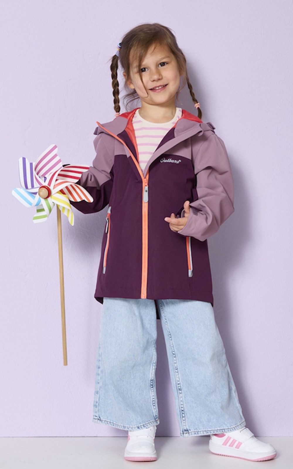 Outburst Funktionsjacke Outburst Mädchen Funktionsjacke Jacke Übergang Sommer purple