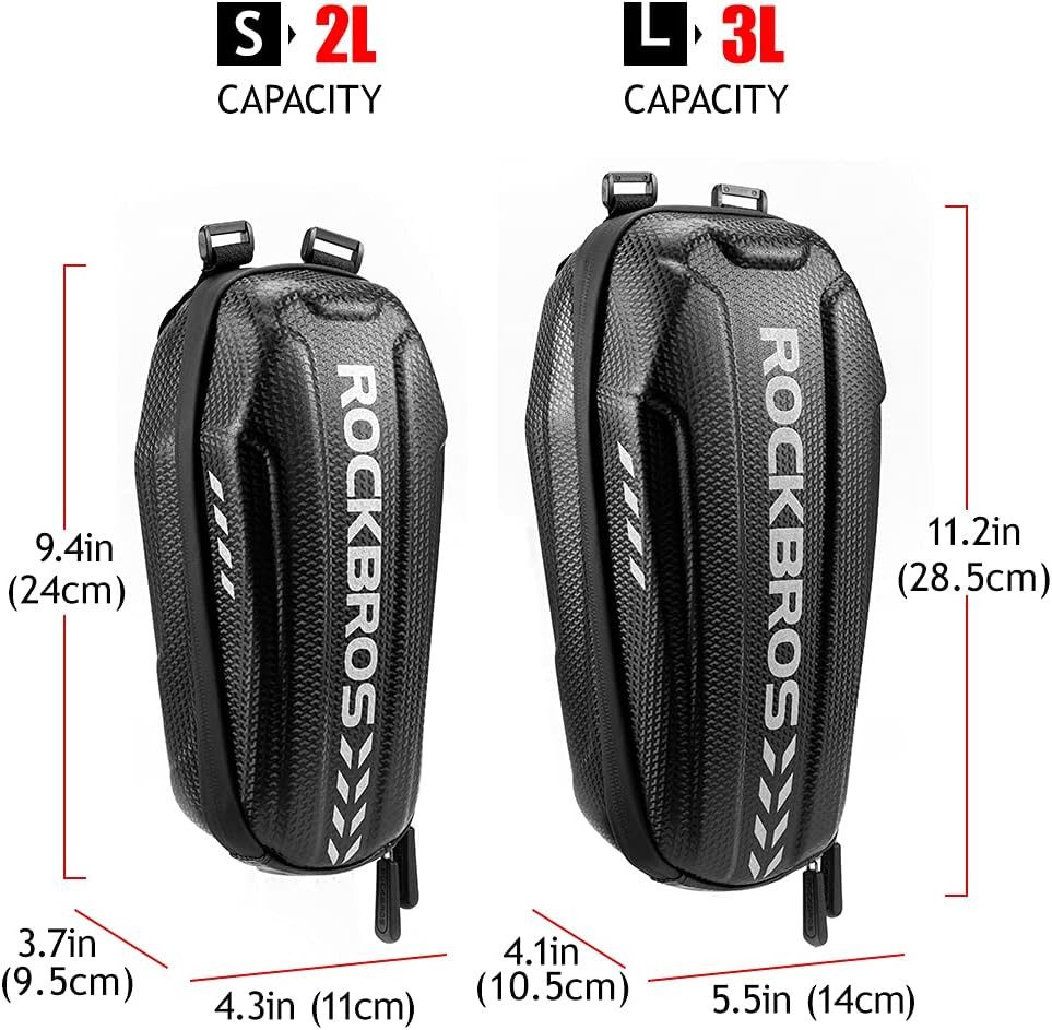 ROCKBROS Fahrradtasche Scooter Lenkertasche, Wasserdichte Aufbewahrungstasche, 2L, 3L, Scooter Tragetasche für Xiaomi Mijia M365 / M365 Pro/Segway ES – Bild 5 von 5