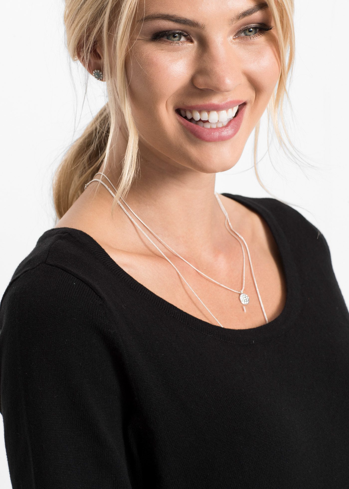 bonprix Strickkleid für den Alltag, aus Baumwolle und Polyamid, lockere Passform