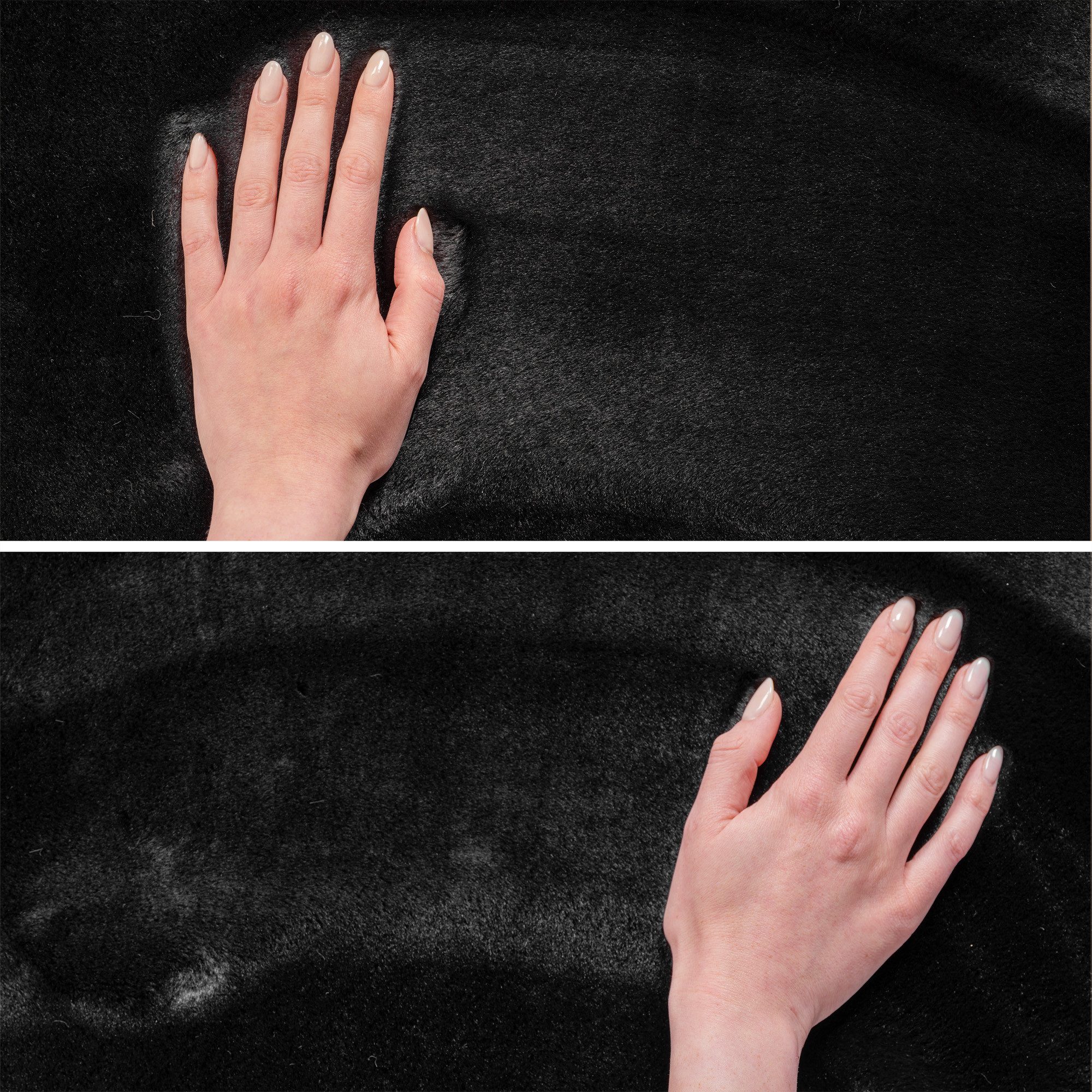 Carpettex Veloursteppich Unicolor - Einfarbig, Rund, Höhe: 11 mm, Perfekt geeignet für Wohnzimmer, Schlafzimmer,Küche,Kinderzimmer