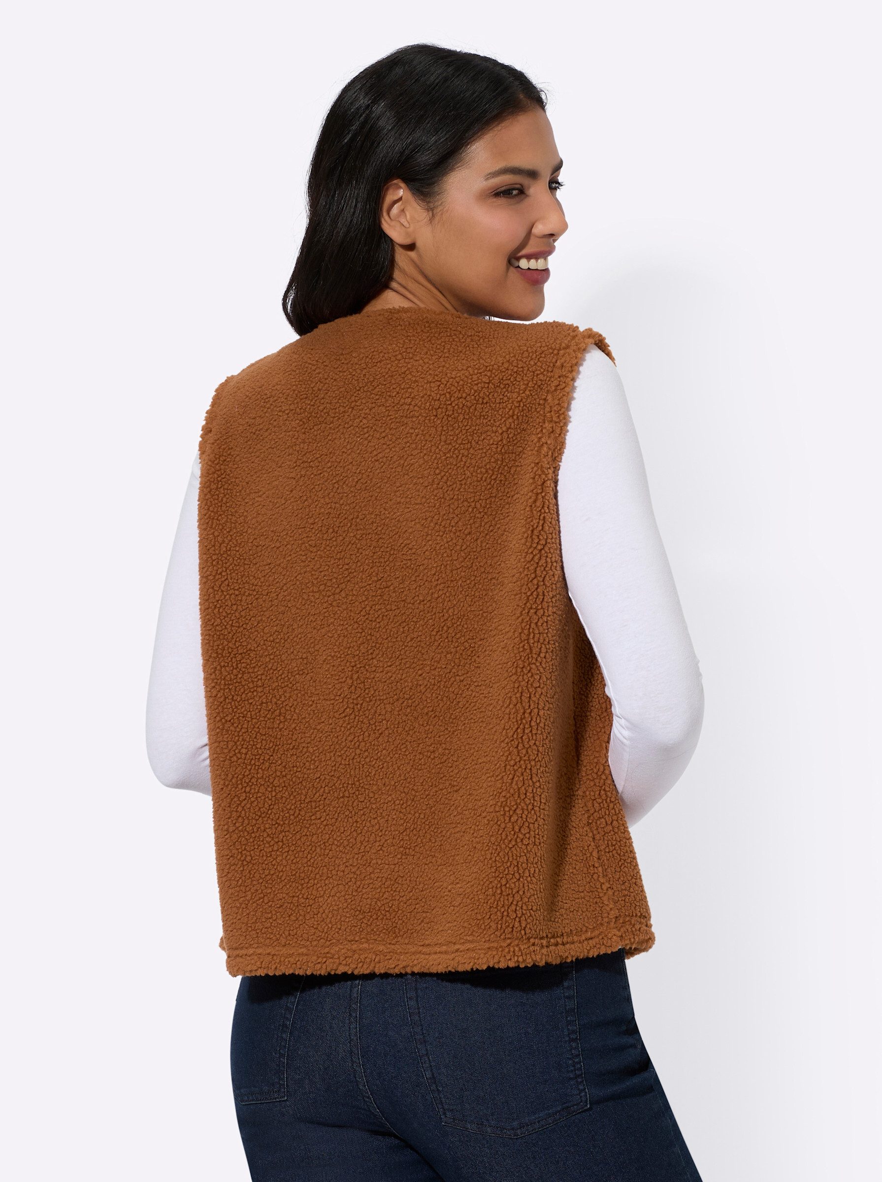 Sieh an! Jerseyweste Fleeceweste günstig online kaufen