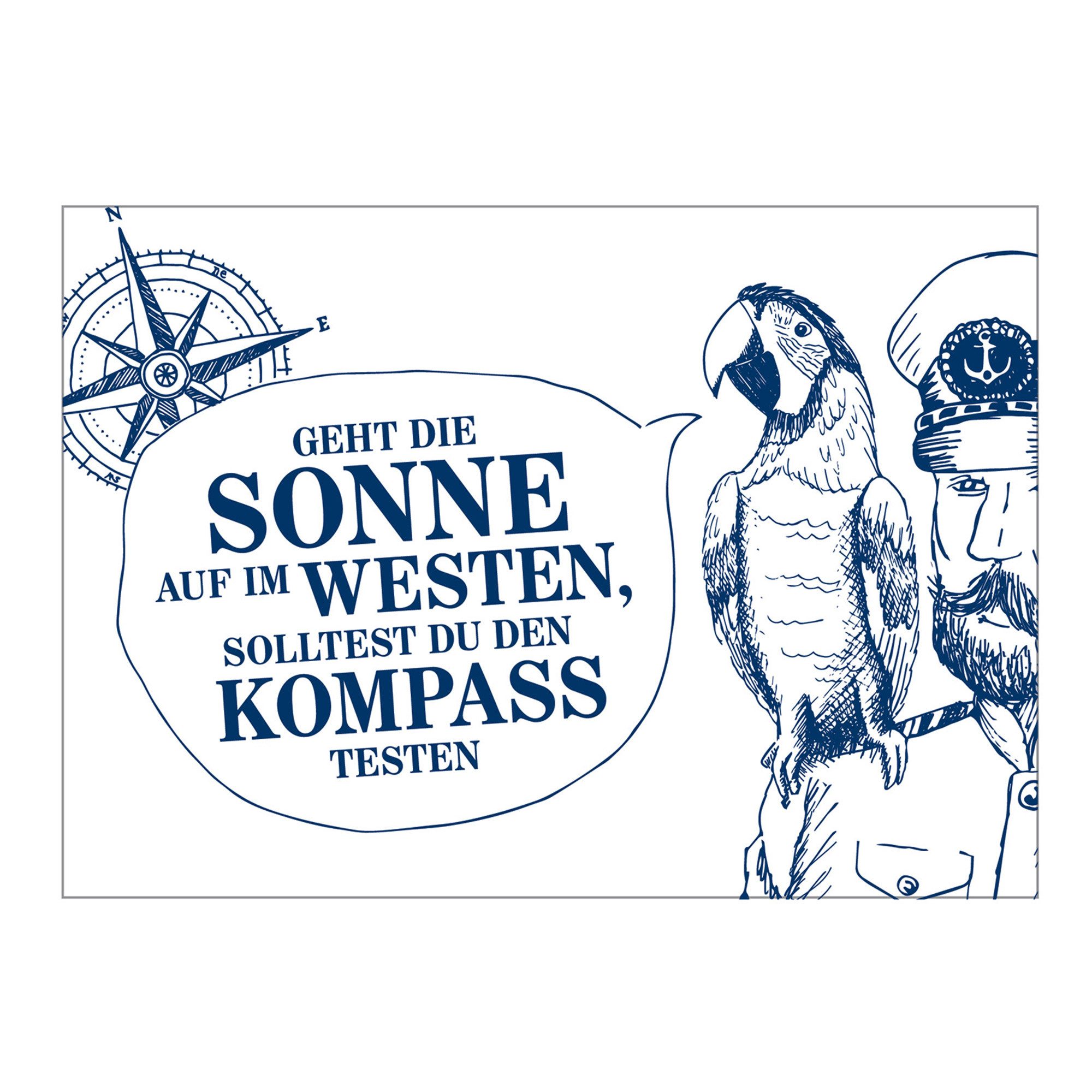 Postkarte Postkarte Käpt´ns Weisheit II