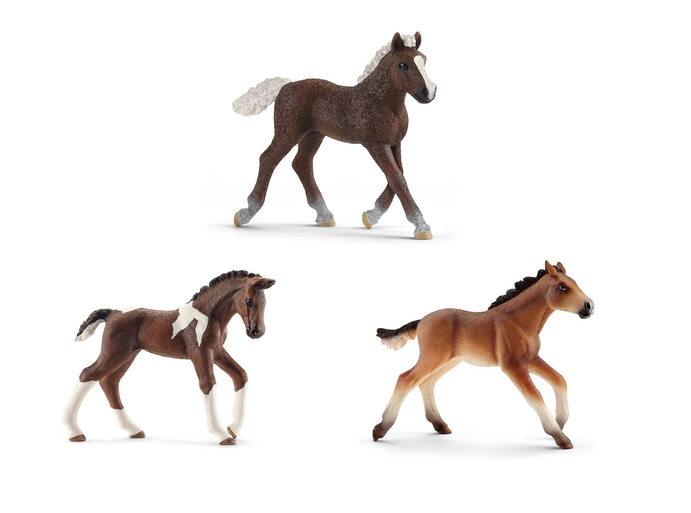 Schleich® Spielfigur Tierfiguren - Pferde-Set 15-teilig