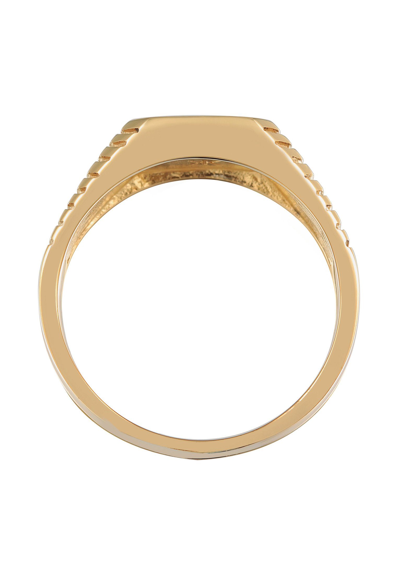 Kuzzoi Siegelring Herren Siegelring Sodalith Silber 925 Gold Quadrat