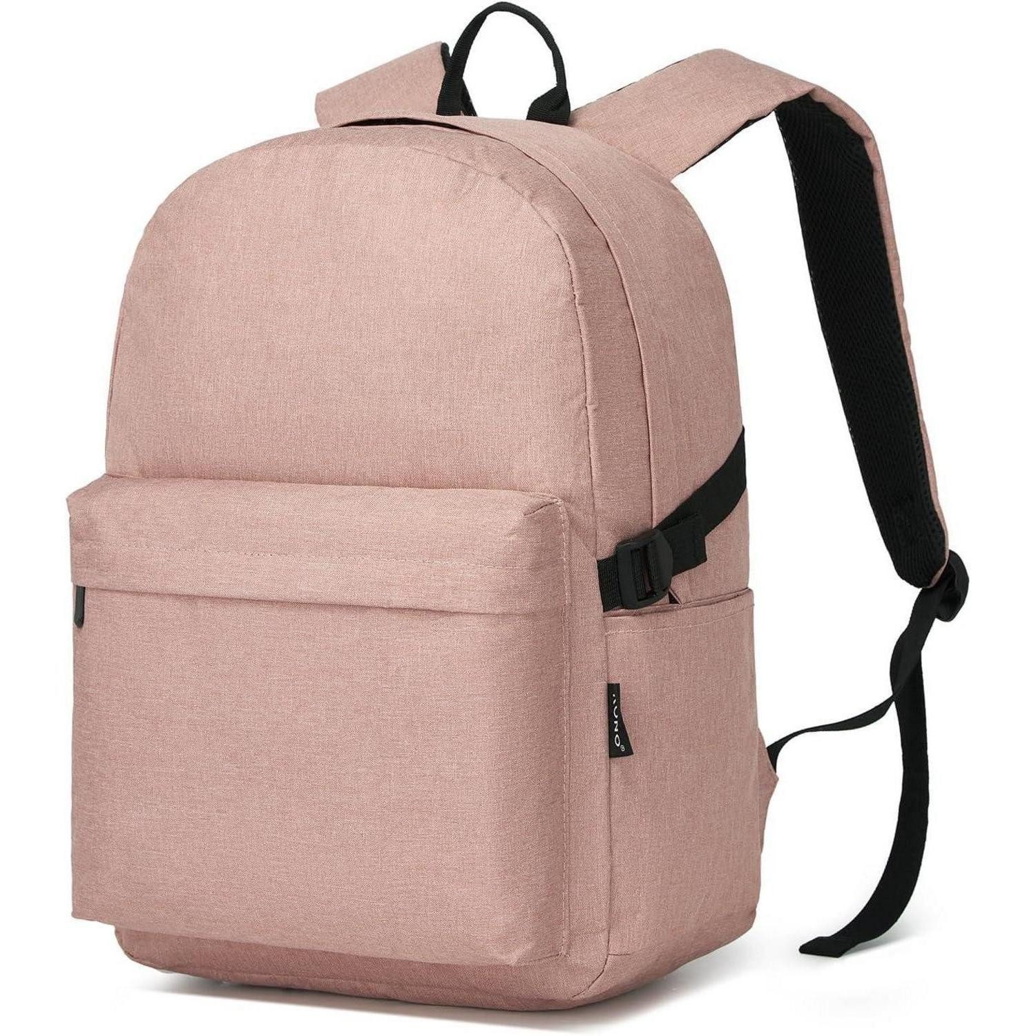LuxusKollektion Schulrucksack Leichter Schulrucksack für 15,4 Zoll Laptop in Rosa