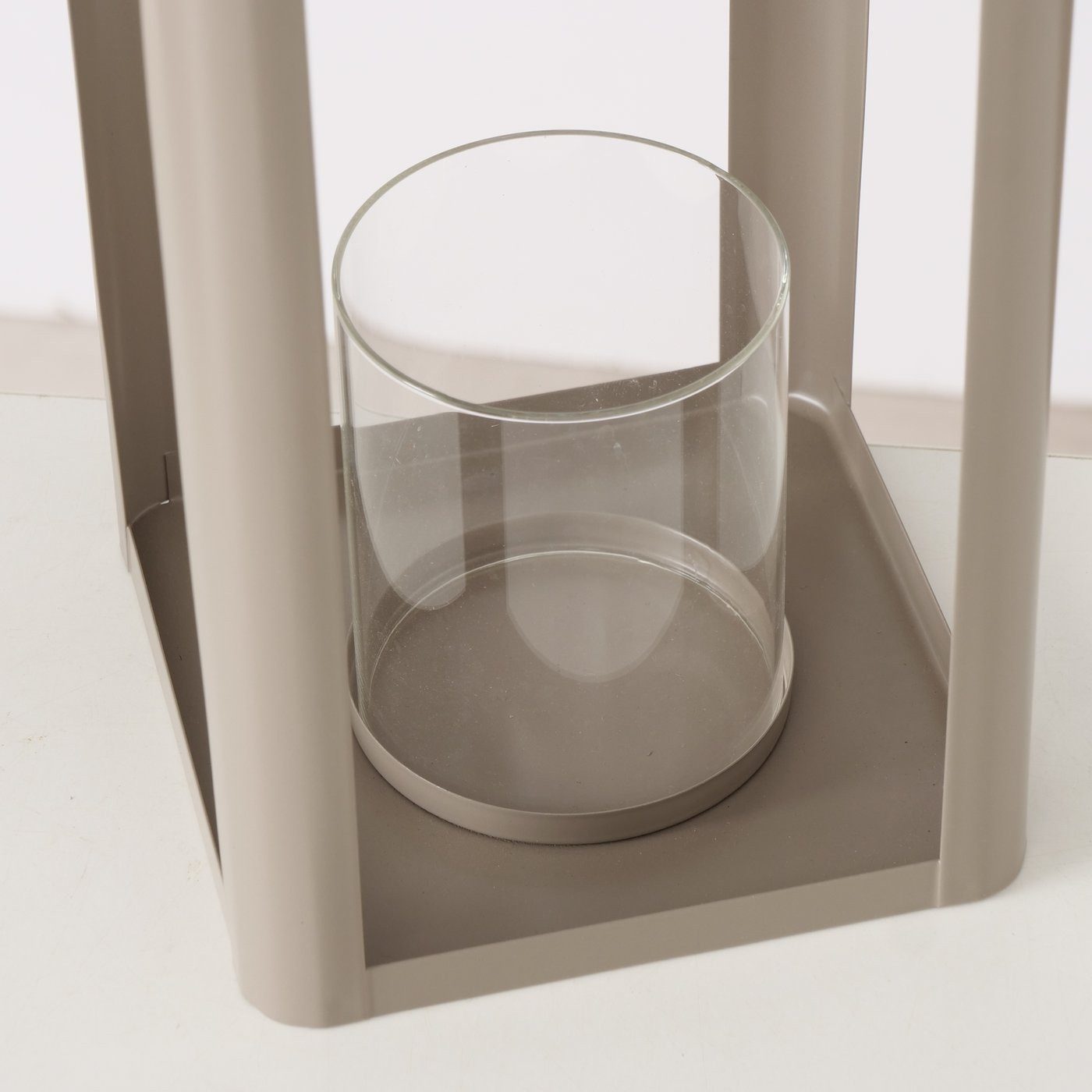 BOLTZE Bodenwindlicht Boltze Windlicht Lykta beige Höhe 34,2cm 2054008