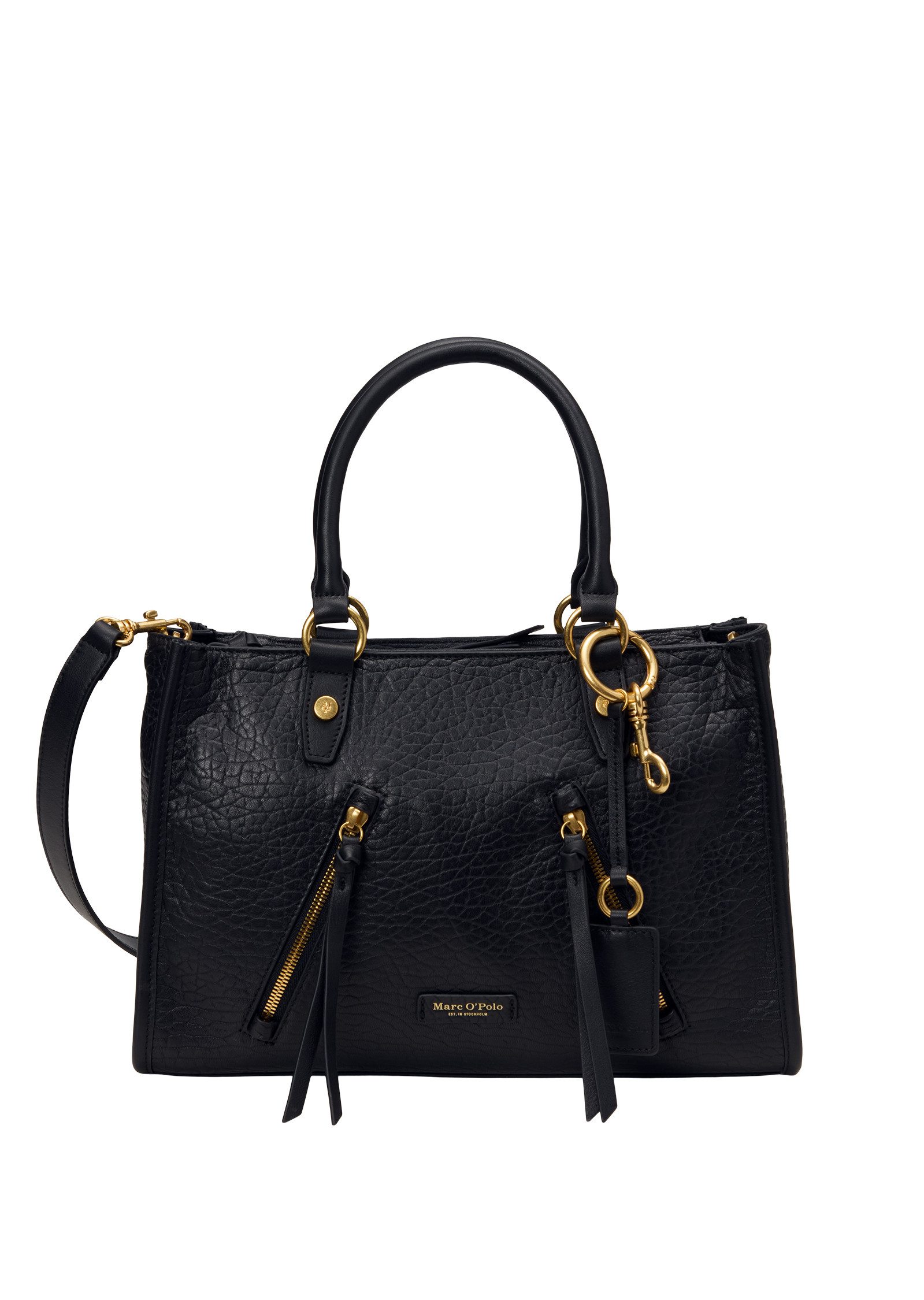 Marc O'Polo Shopper aus strukturiertem Schafleder